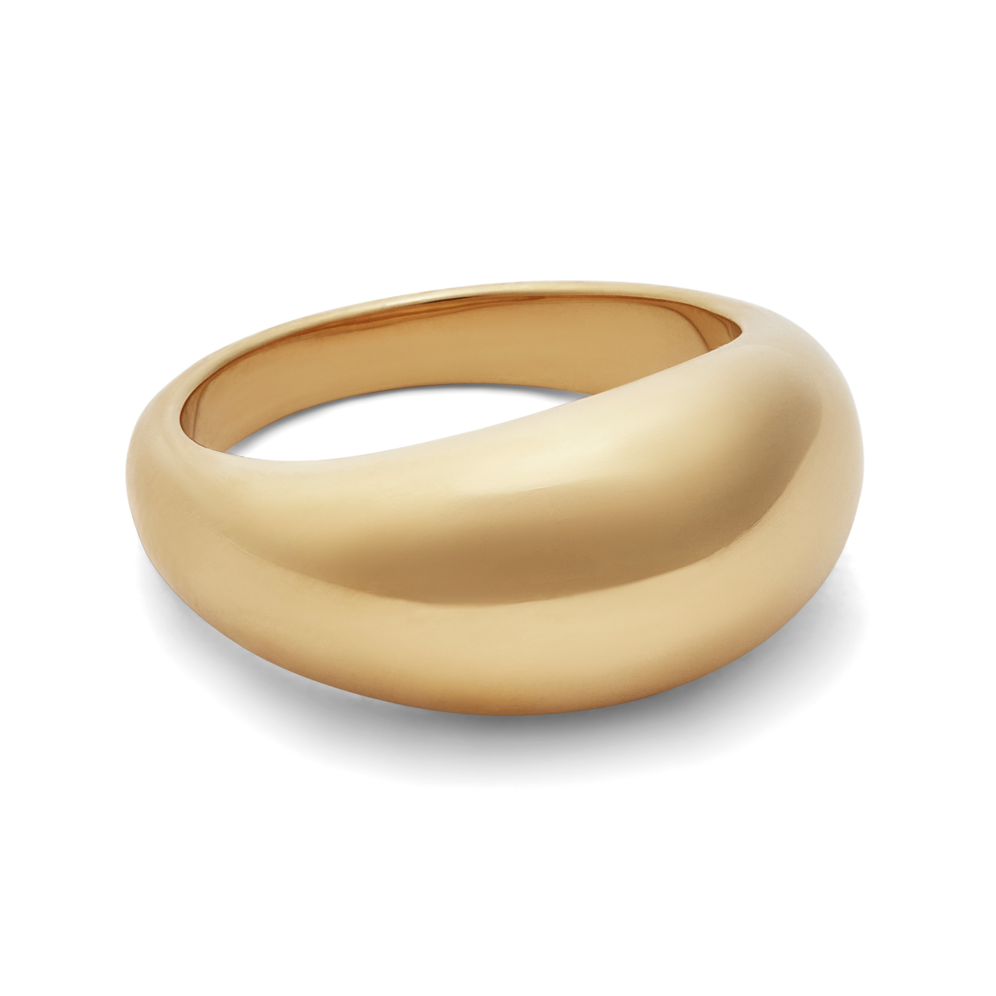 Aya Women's Gold Chunky Dome Ring