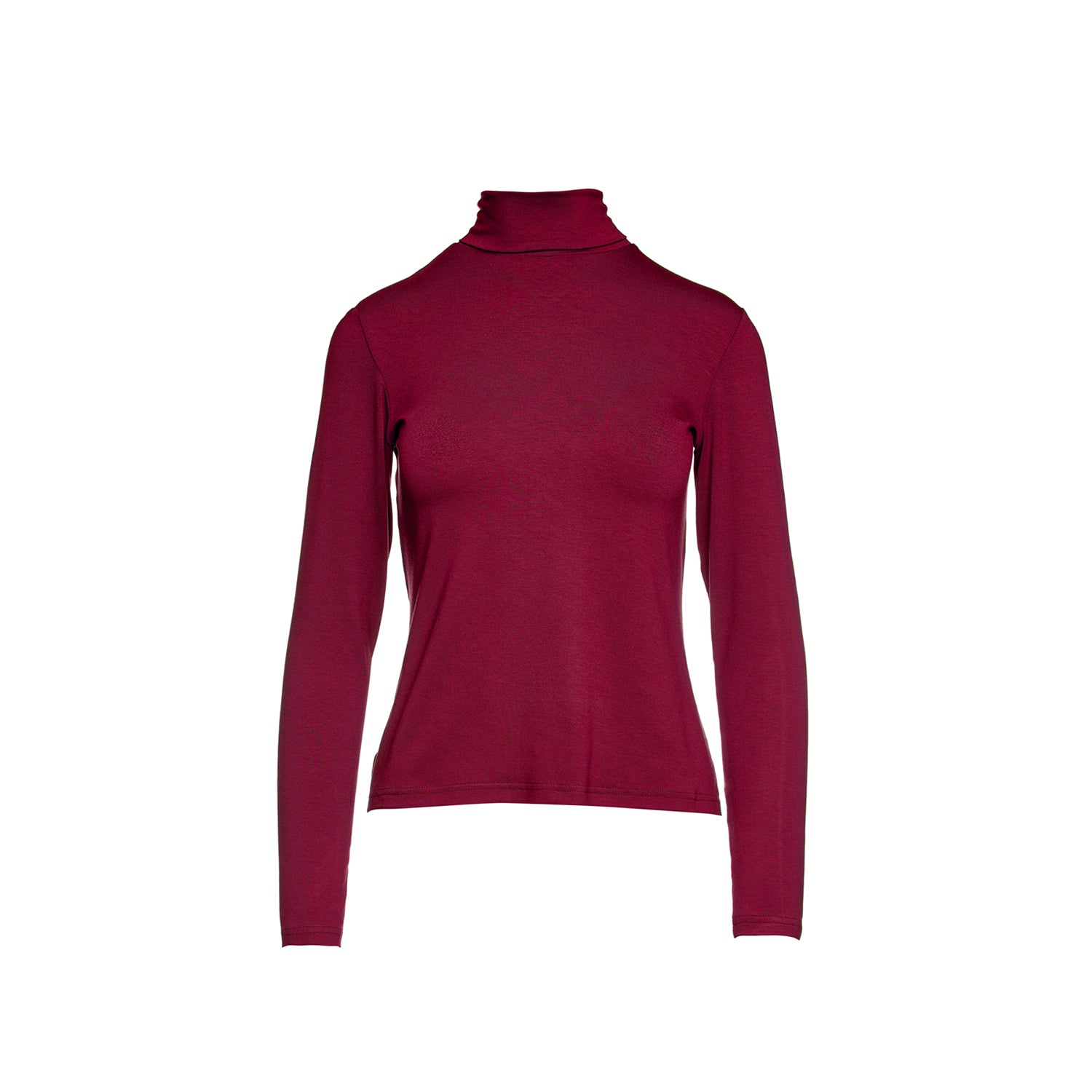 Women’s Pink / Purple Burgundy Long Sleeve Polo Neck Jumper Extra Large Conquista