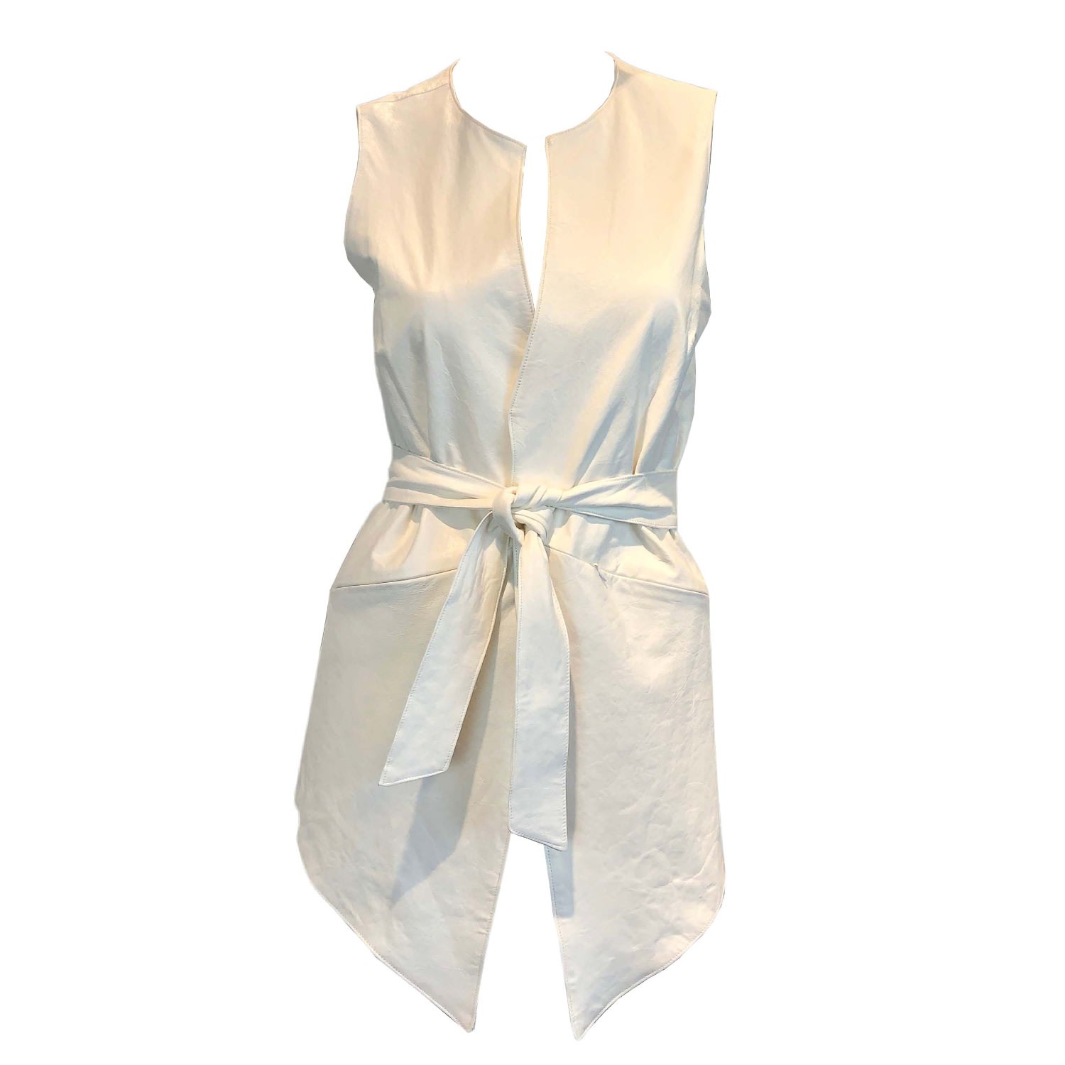 Women's White Annie Vest
