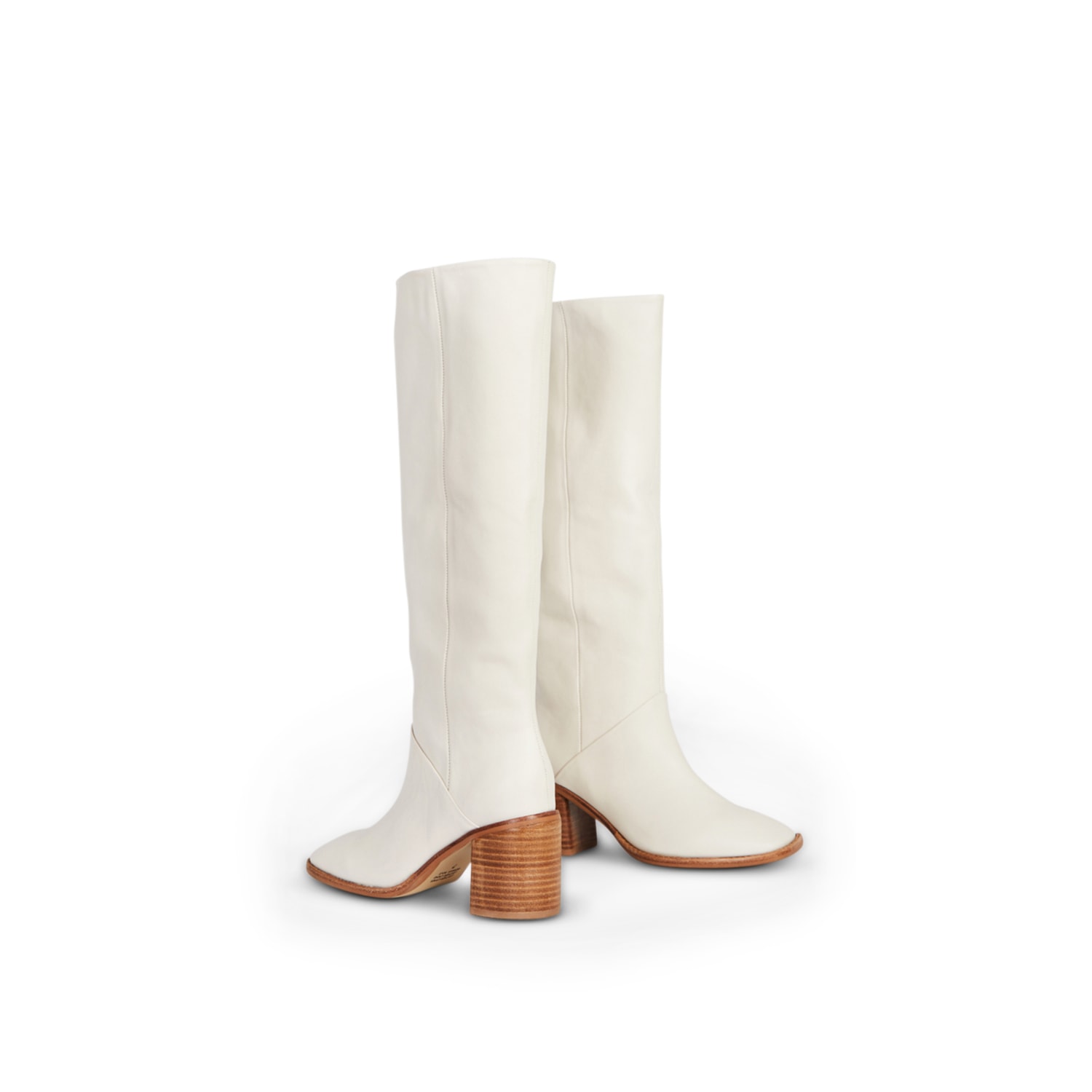 Intentionally Blank Coucou Tall Heeled Boot In White