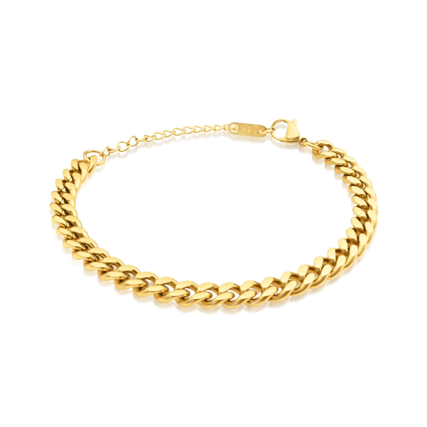 Women’s LÃ©onie - 18K Gold Plated Cuban Chain Bracelet La CÃ´te Club