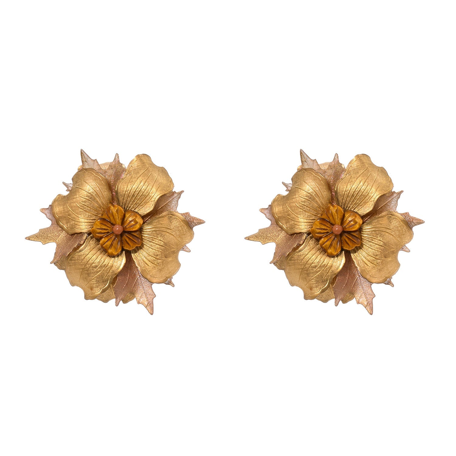 Pat’s Jewelry Women's Gold Large Promegrate Earrings In Gold