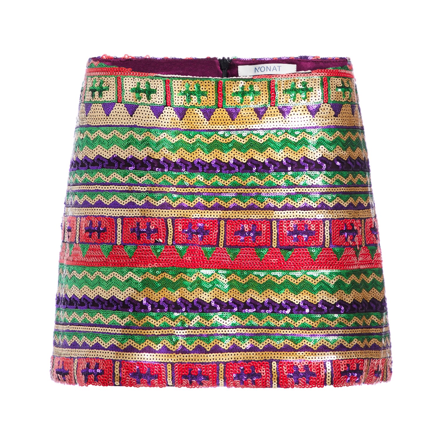 N'onat Women's Lolita Sequin Party Mini Skirt In Multi