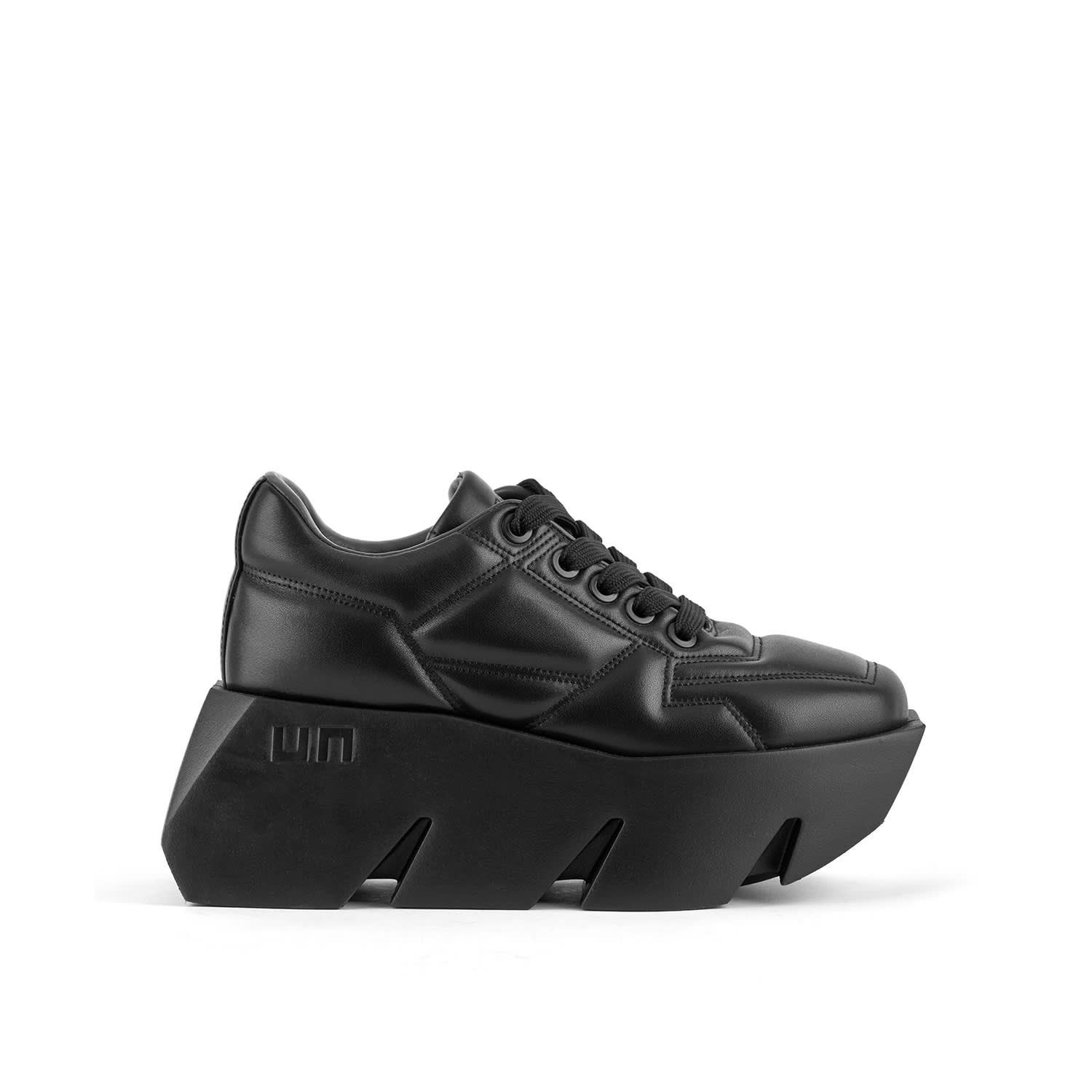 United Nude Women's Bull Puffy Sneaker - Black In Black
