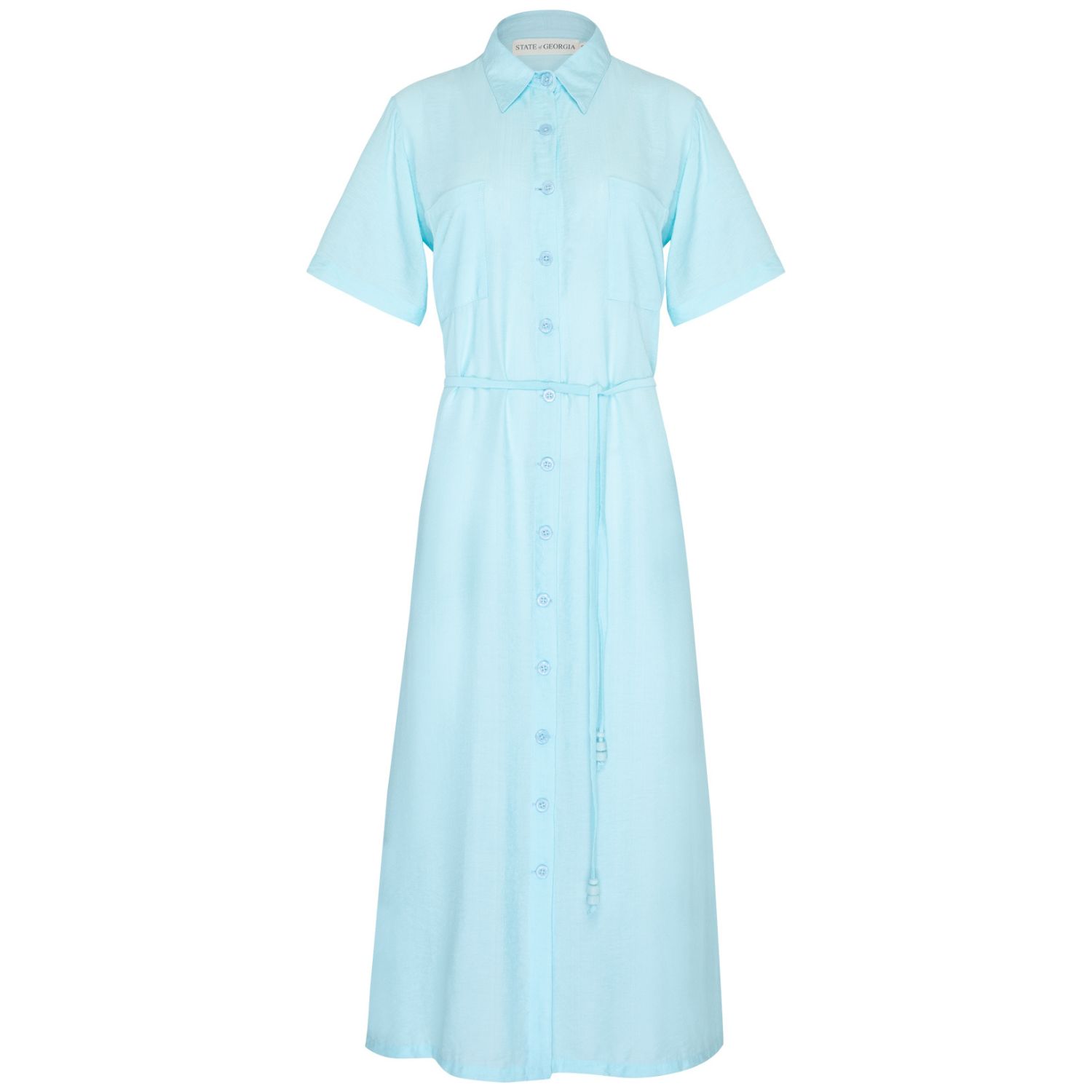 State Of Georgia Women's Blue The Destination Dress Aqua In Blue