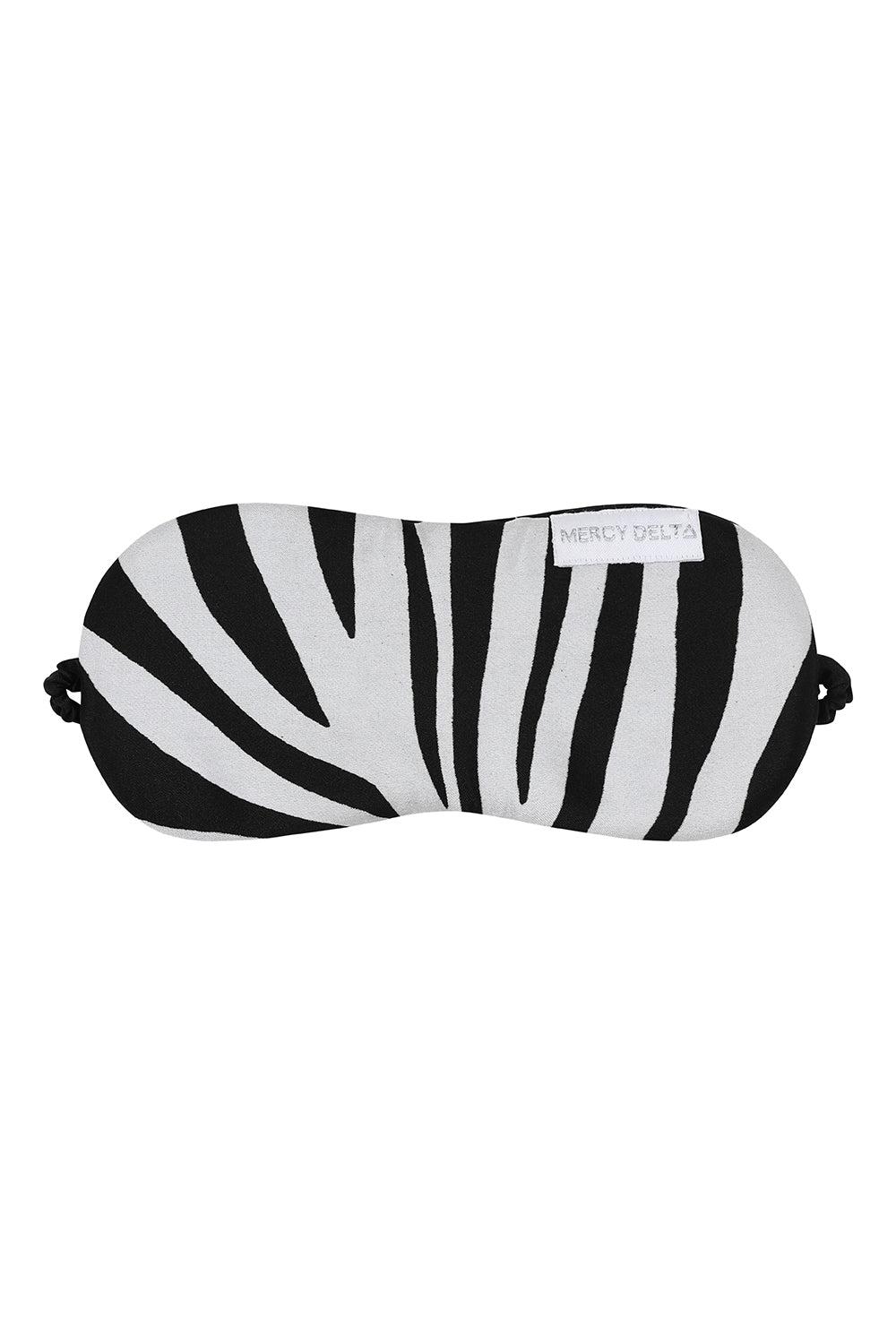 Mercy Delta Women's Black / White Babbington Eye Mask, Imaginary Paradise In Black/white