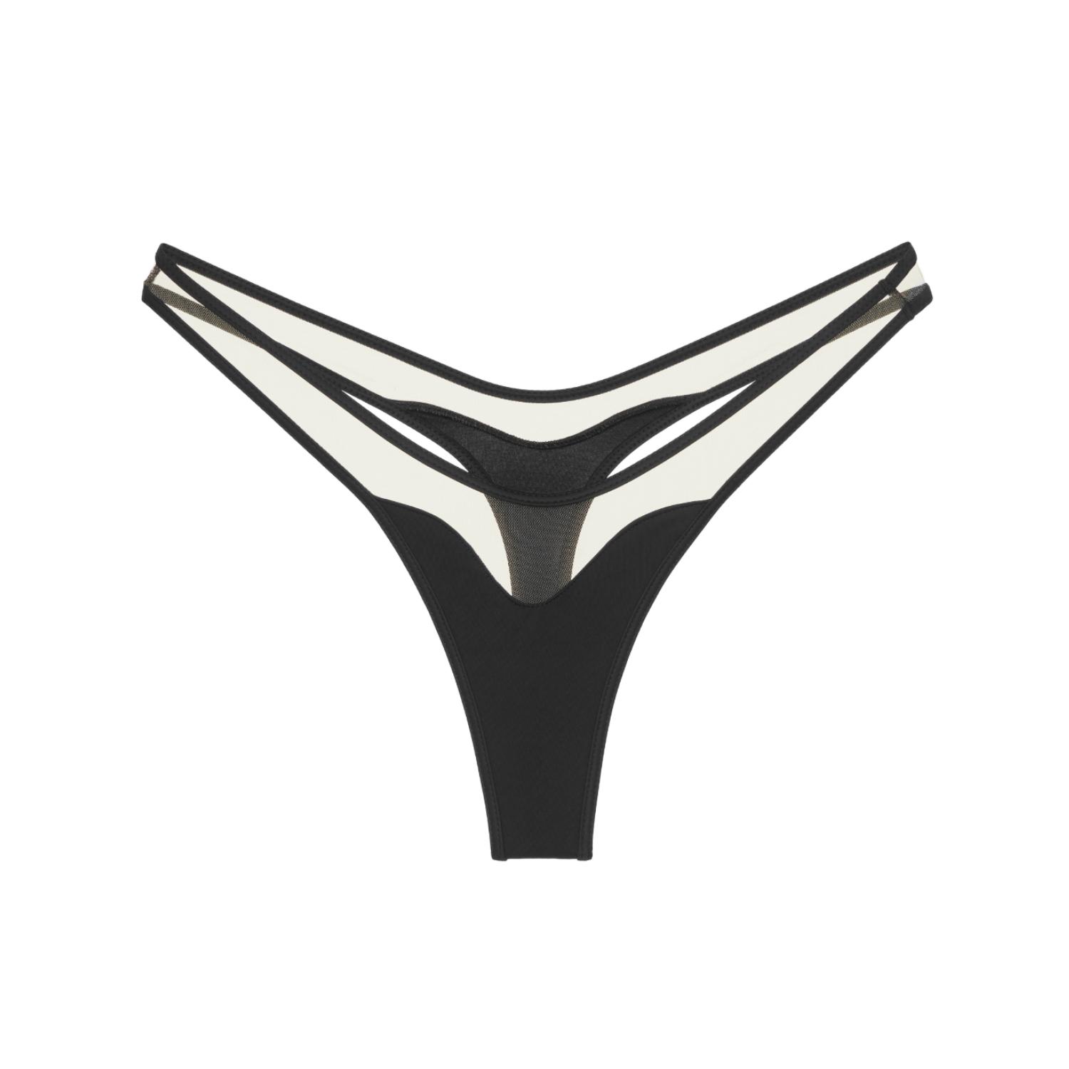 Perilla Women's Black Lisa Thong In Black