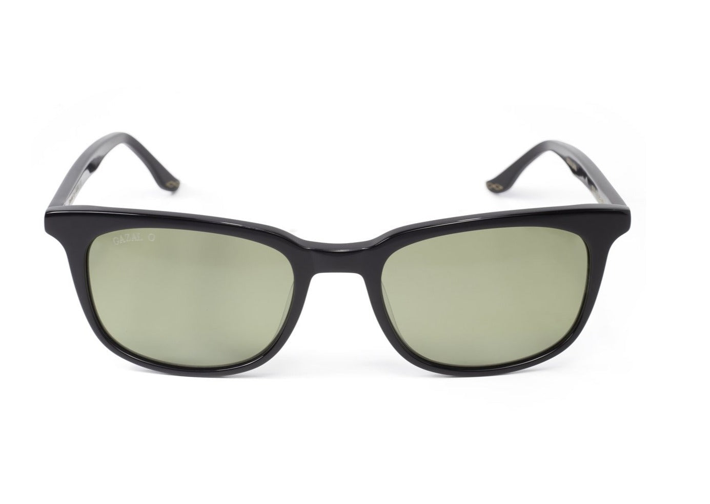 Women’s Green / Black Smokee - Square Polarized Sunglasses - Black Medium Gazal Eyewear