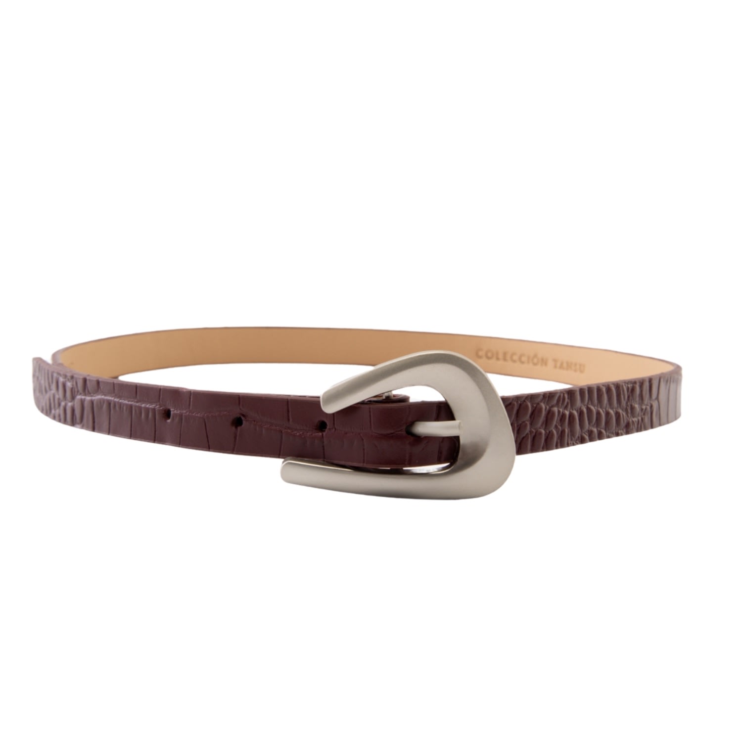 Colección Tansu Women's Neutrals / Red Pierre Leather Belt In Red