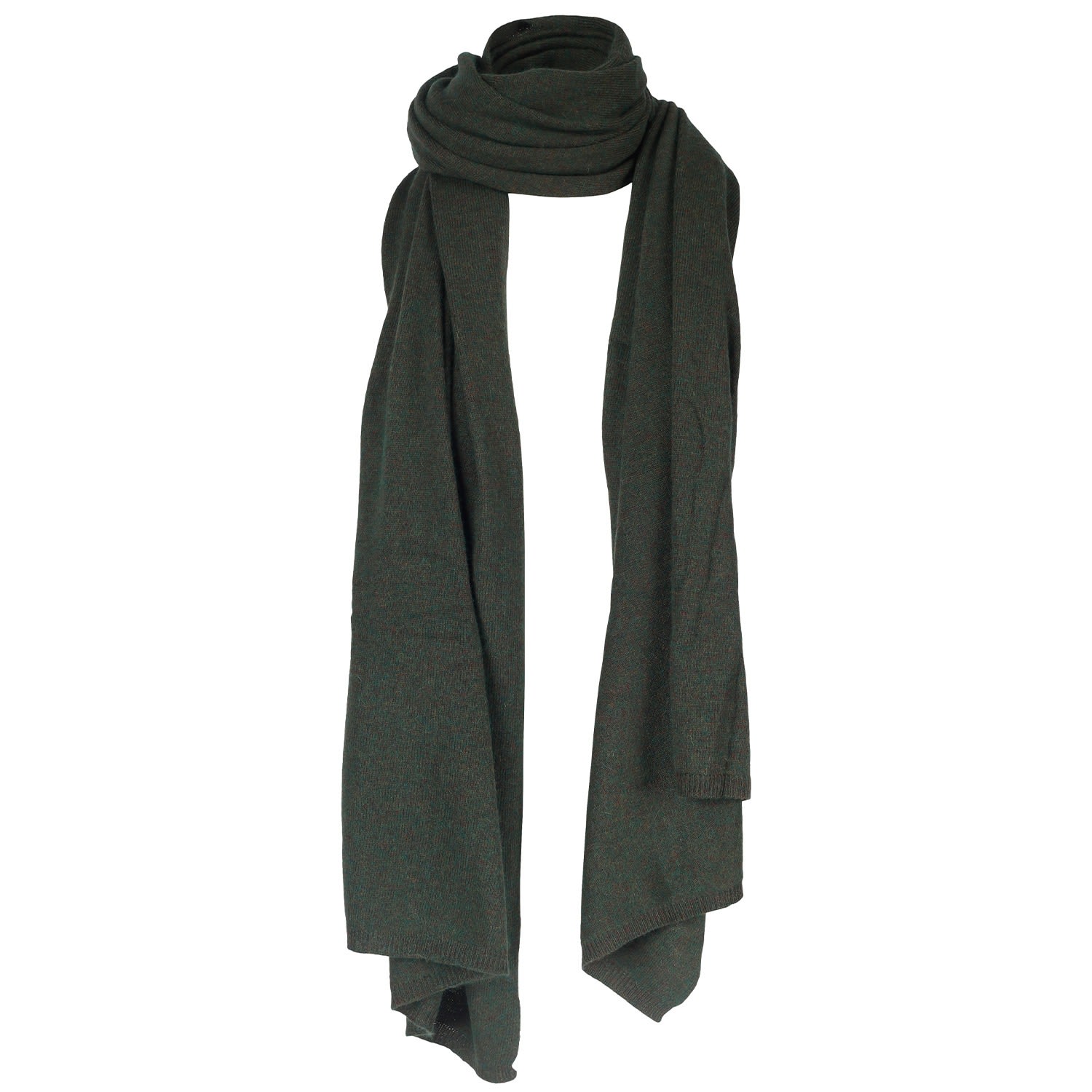 Tirillm Women's "alfie" Big Cashmere Scarf -army  Green In Green
