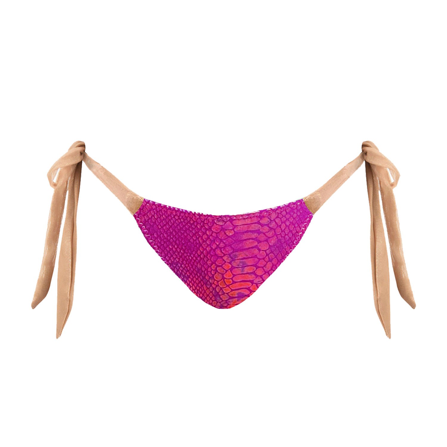 Women’s Pink / Purple Fuchsia Magenta Metallic Bikini Bottom Leah Bougainvillea - Pink Medium Elin Ritter Ibiza