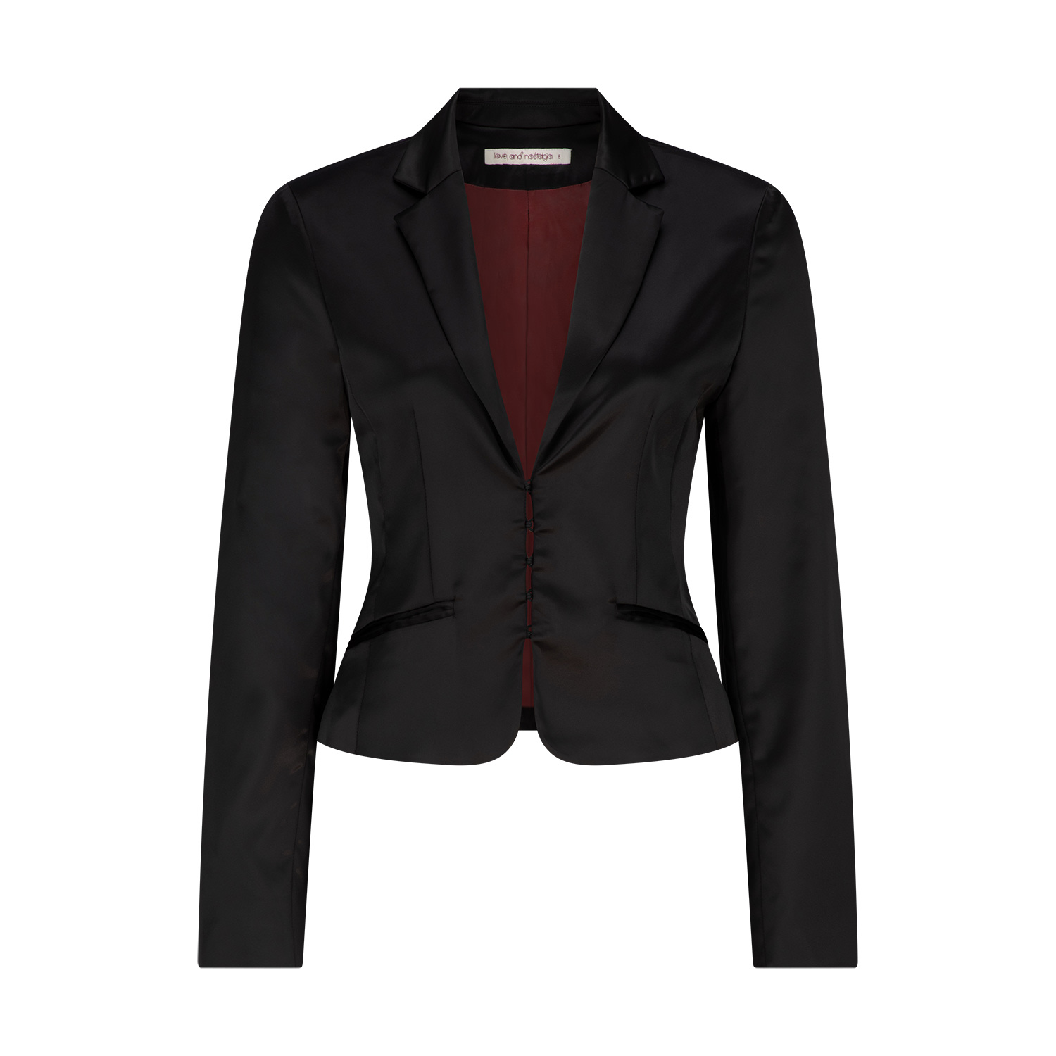 Love And Nostalgia Women's Mini Cigar Blazer - Black