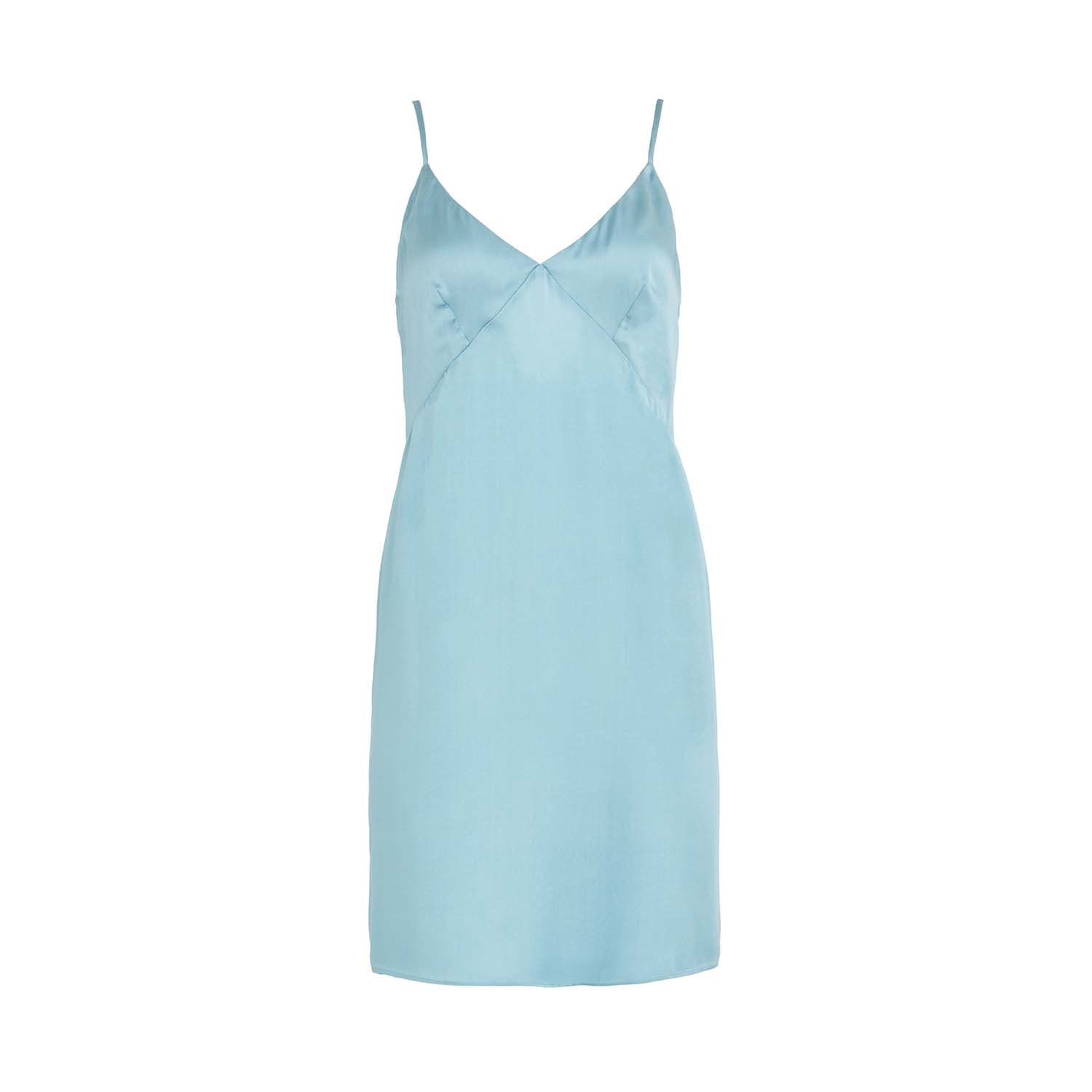 Women’s Blue Erica Slip Dress - Silk Small Secret Mission