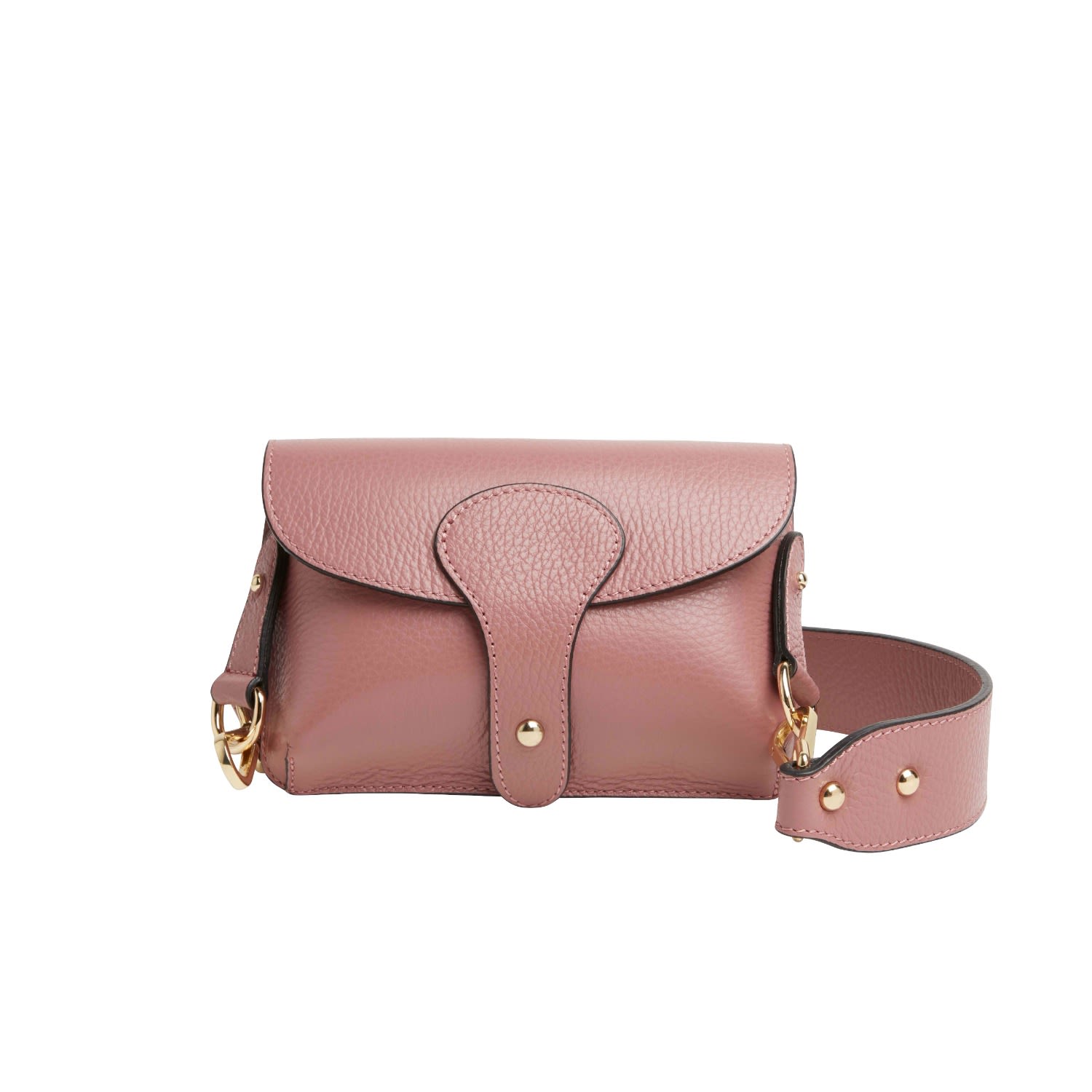 Women’s Pink / Purple Luca Small Crossbody Bag In Antique Pink Betsy & Floss