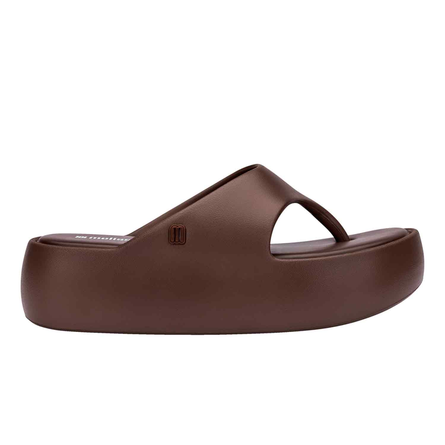 Melissa Free Platform Thong Sandal In Bronze, Women's At Urban Outfitters In Brown