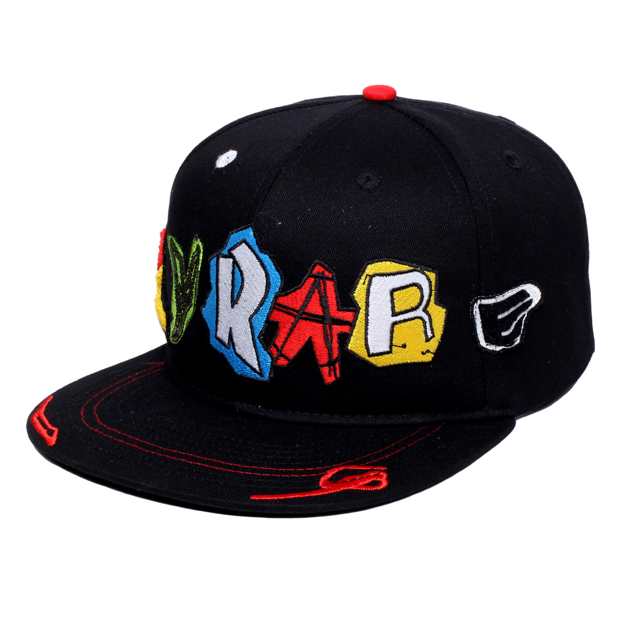 Shop Veryrare Men's Snapback Cap In Black