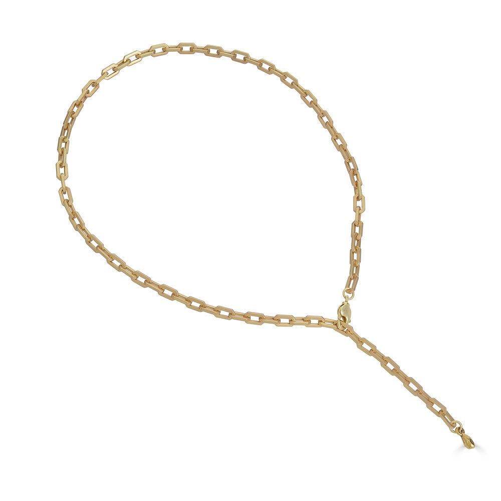 Loni Paul Jewelry Women's Matte Gold Lariat Necklace In Gold