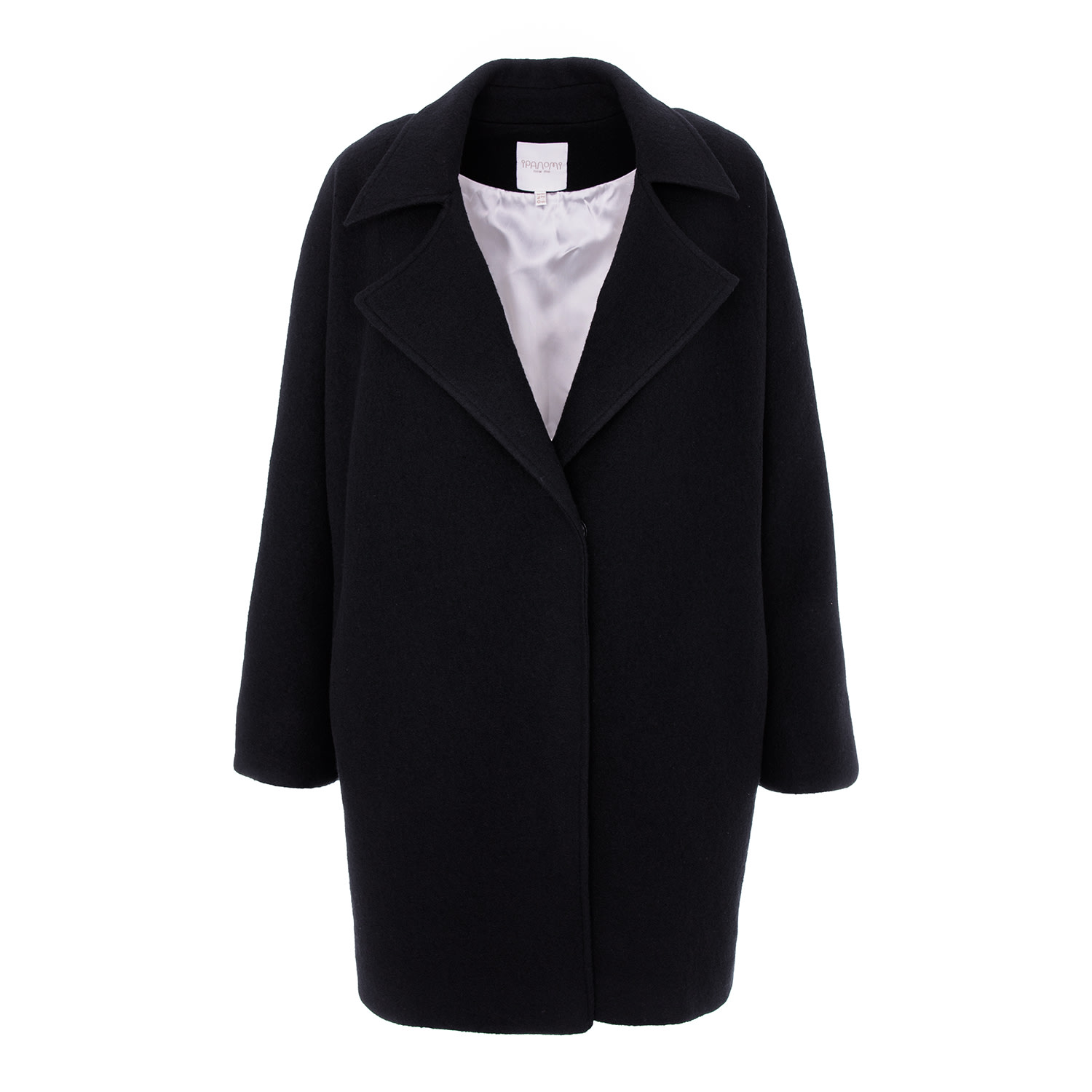 Ipanomi Women's Oversized Wool Jacket Black In Black