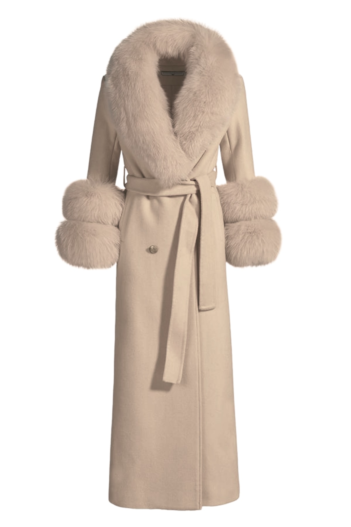 Hortons England Women's Neutrals Mayfair Cashmere Coat Beige In Beige