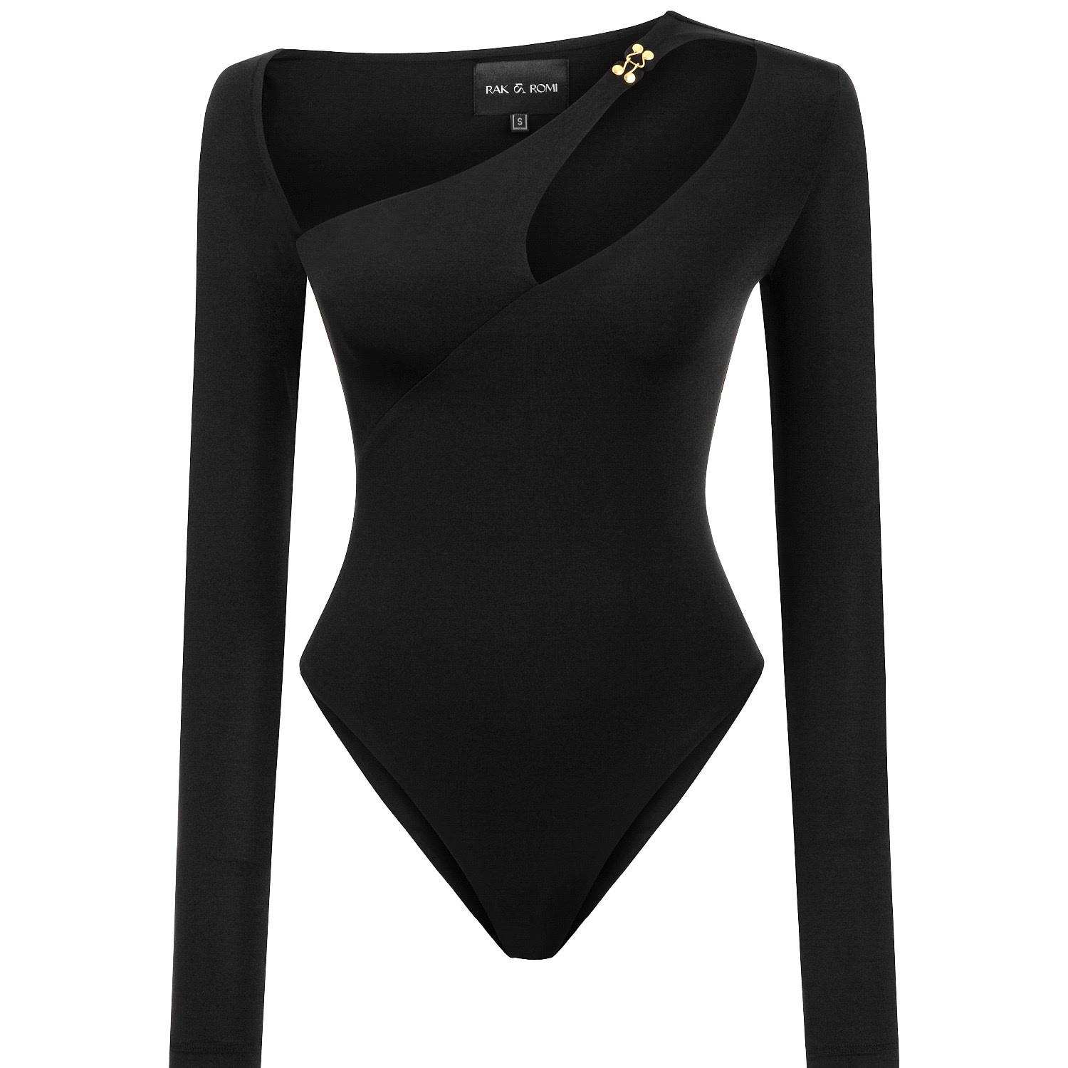 Women’s Black Ewe Bodysuit Extra Small Rak & Romi