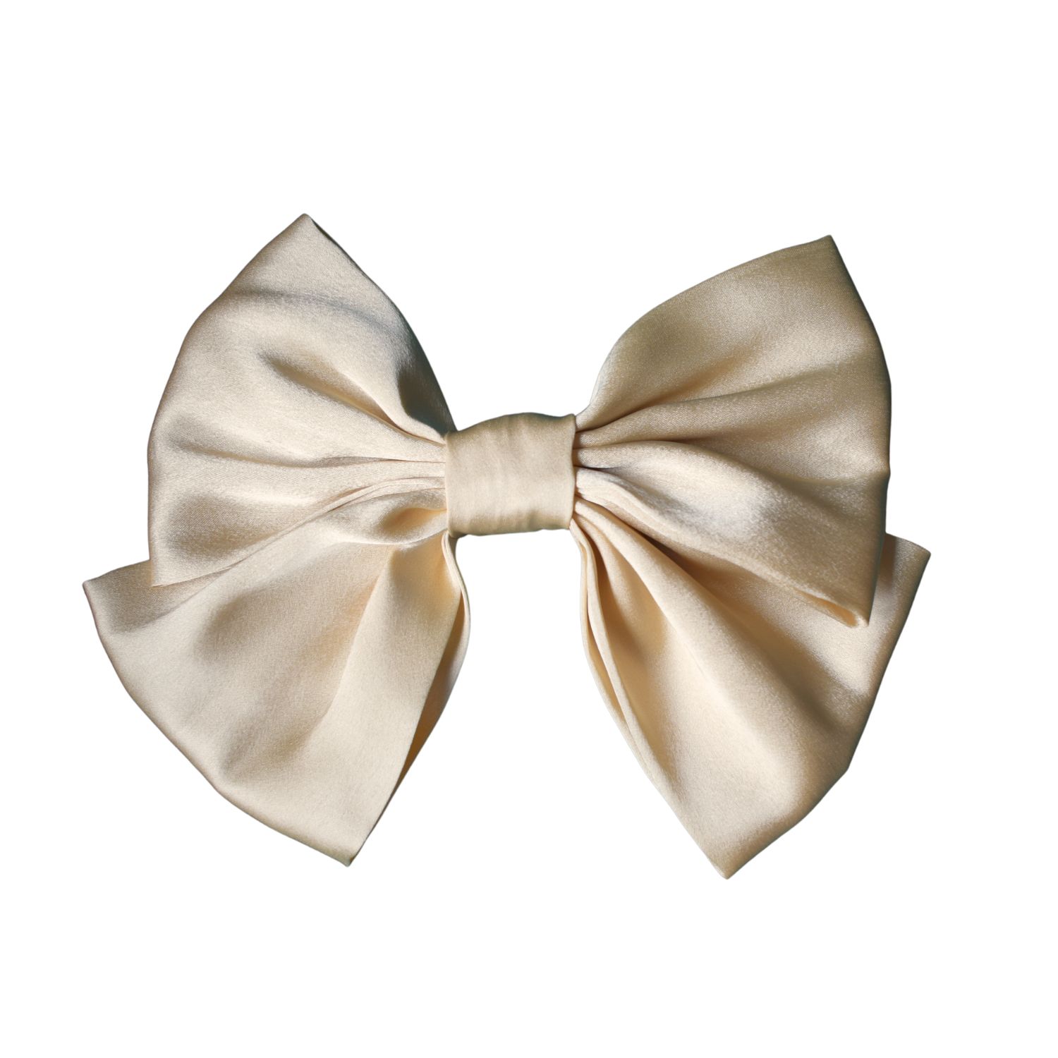 Sylki Women's Short Hair Bow - Gold