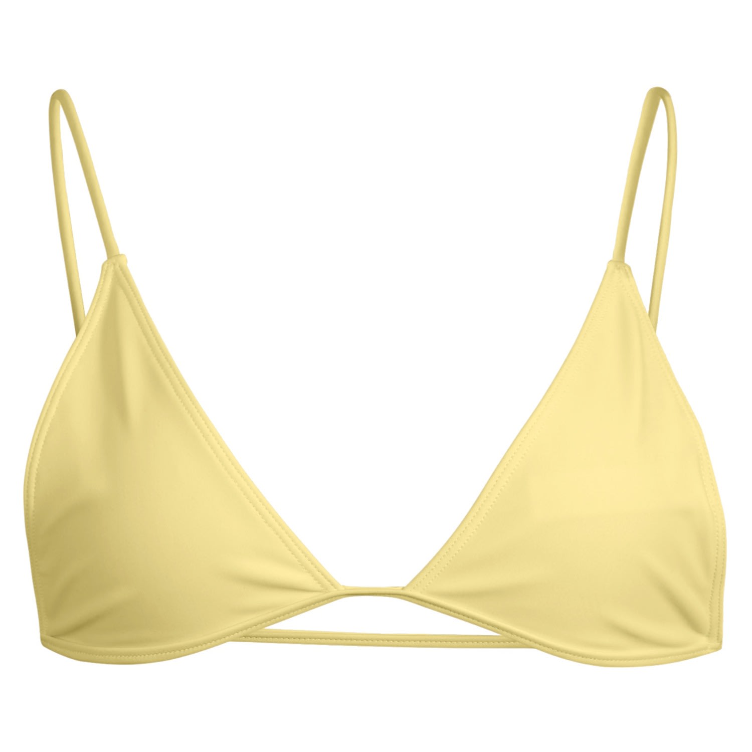 Minimale Animale Women's Yellow / Orange Lucid Bikini Top - Colada Yellow In Yellow/orange