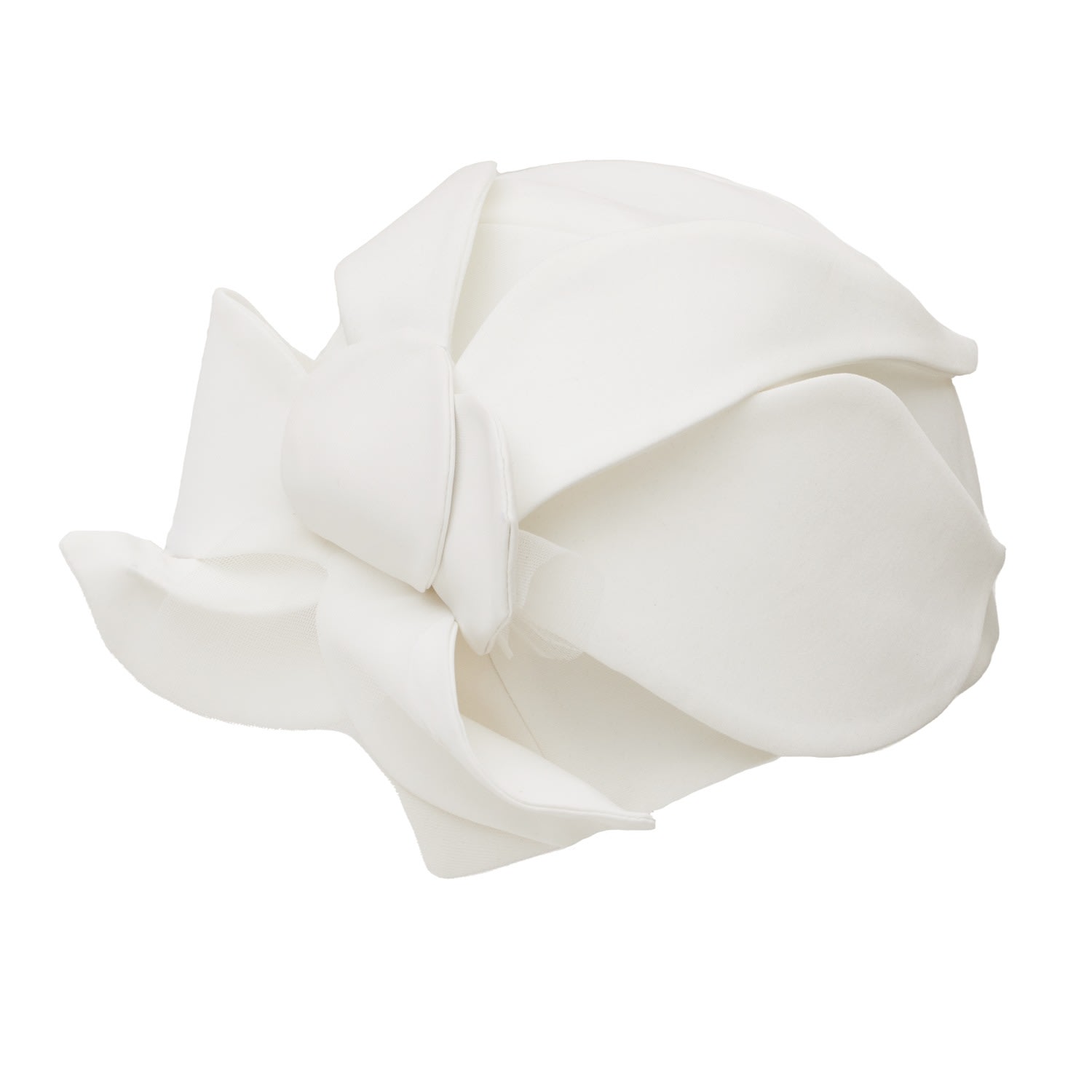 Julia Allert Women's Avant-garde Brimless Hat White In White