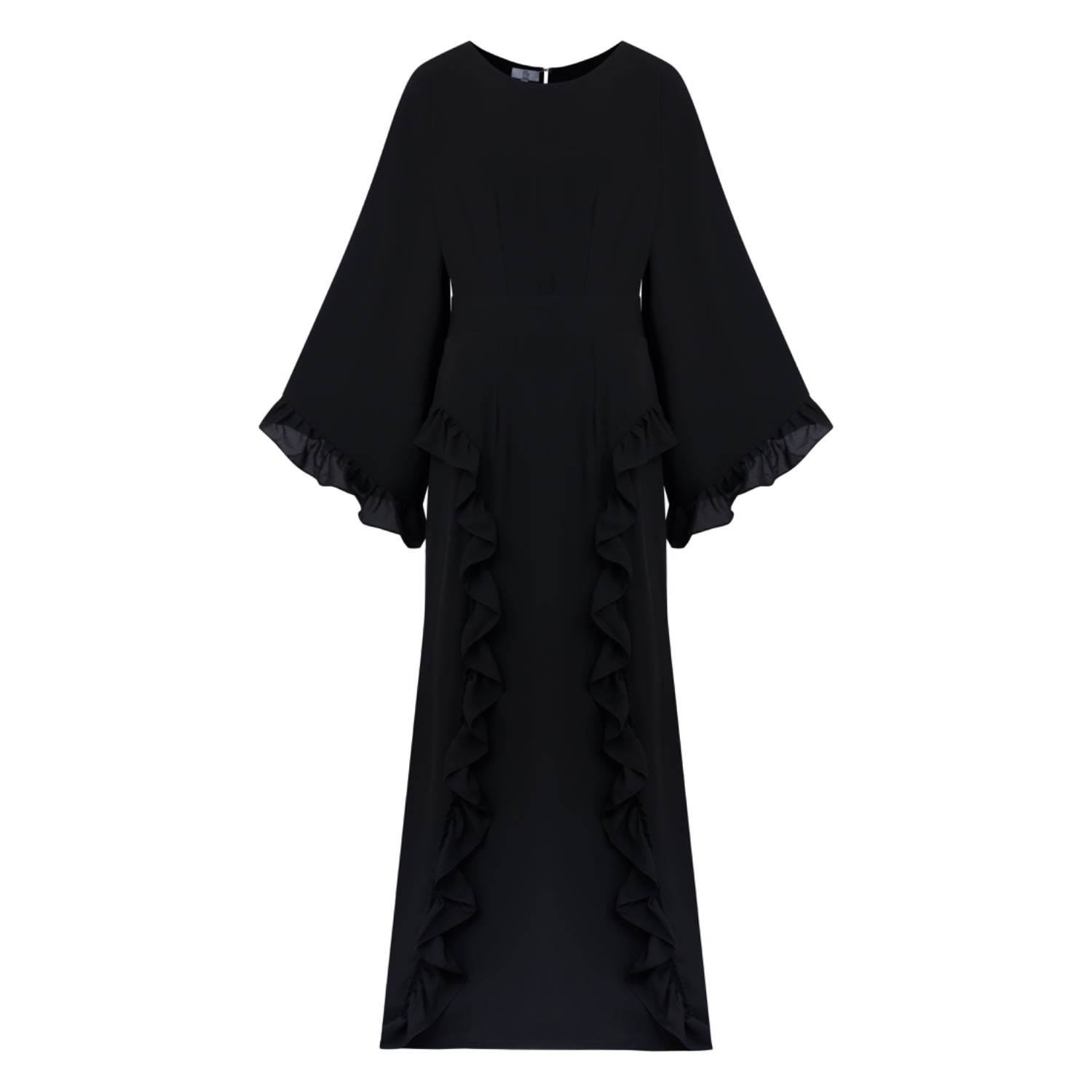 Miss Fm Women's Amber In Black - Cotton Lined Maxi Dress In Black
