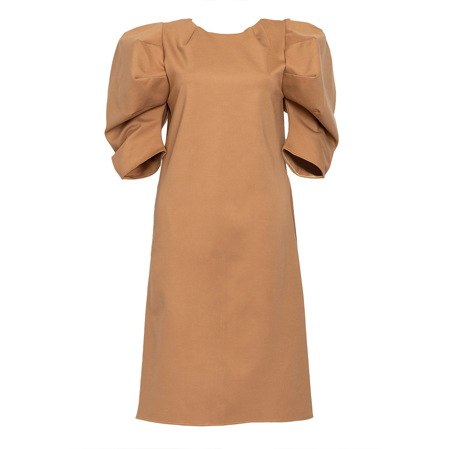 Bianca Popp Women's Neutrals Victorian Sleeves Dress In Nude In Brown