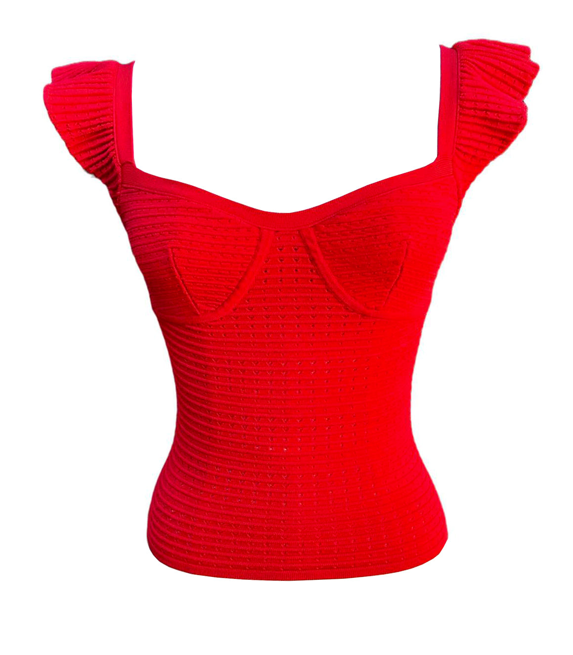 Women’s Donna Corset Top In High Risk Red Extra Small Viavai