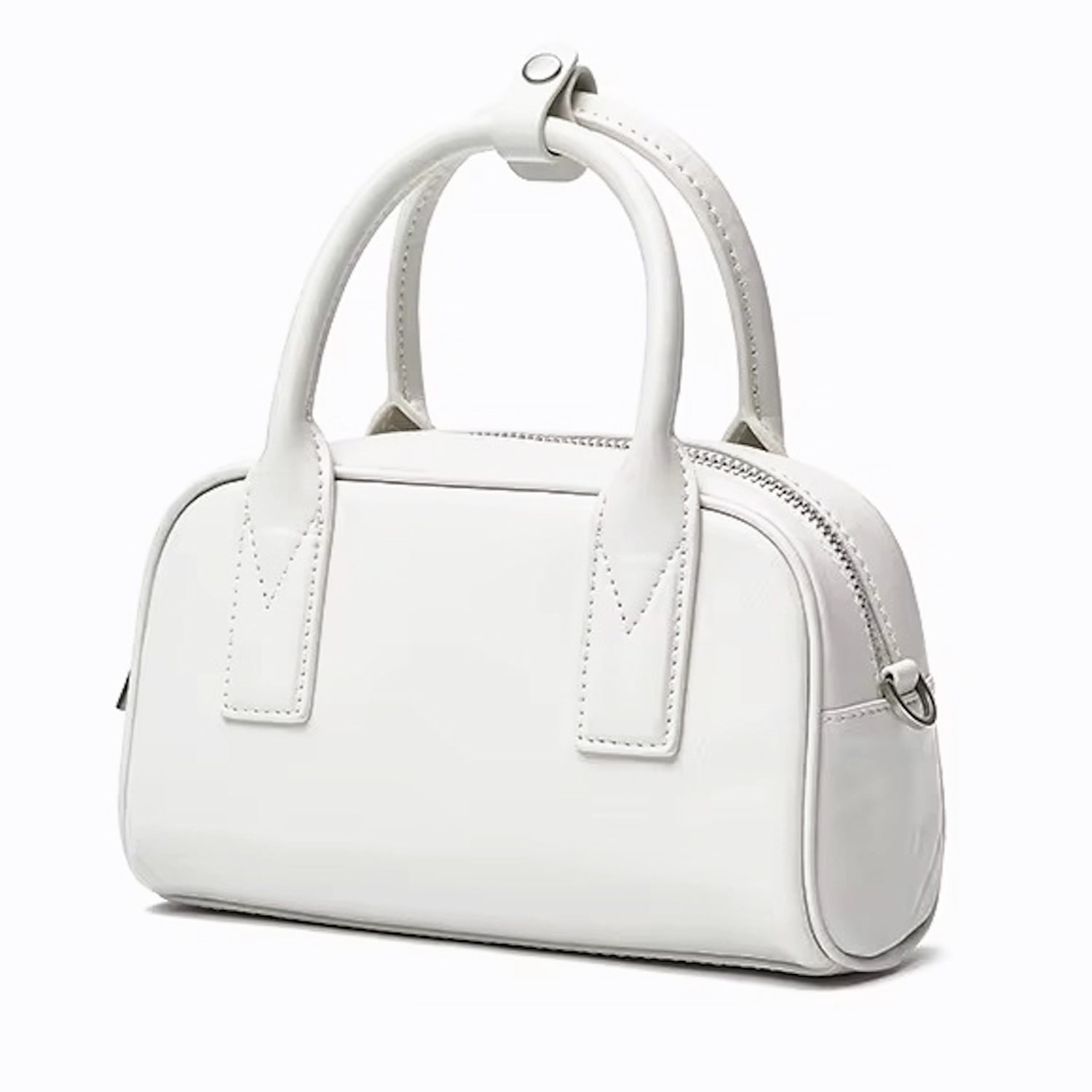 Earth Body Women's Beretah  Mini Hand Bag In White In White