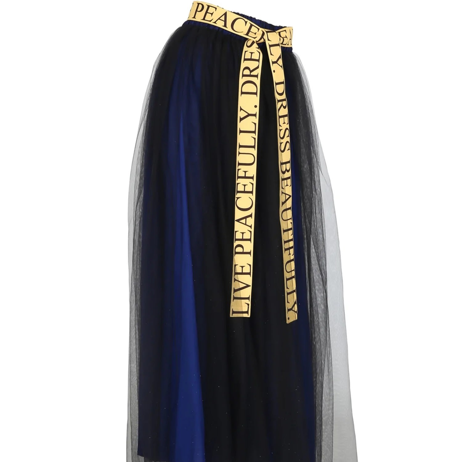 Arshys Women's Blue / Black  Electric Blue Skirt In Multi