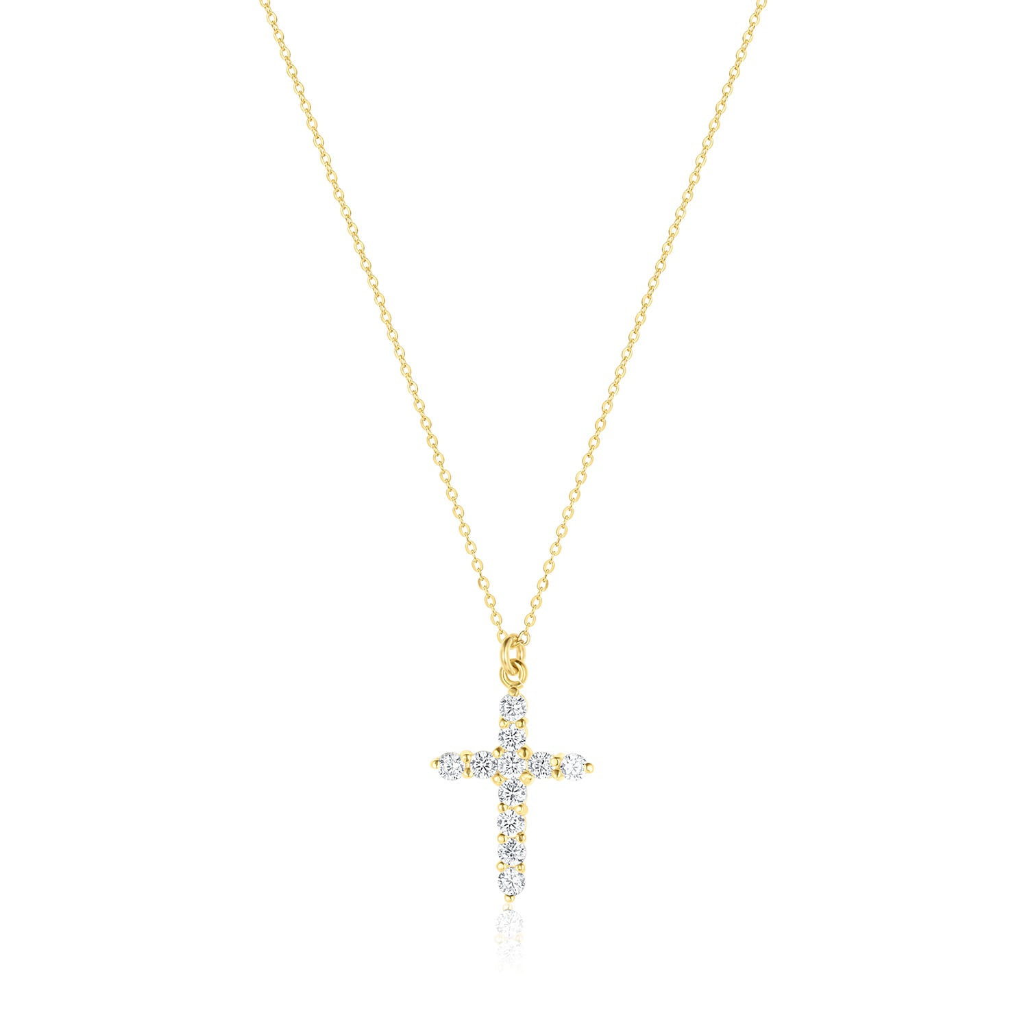 Set & Stones Women's Gold Asher Cross Necklace In Gold