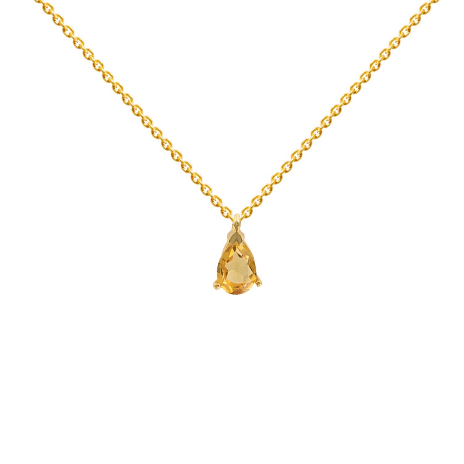 Lavani Jewels Women's Yellow / Gold Yellow Pride Mini Necklace In Gold