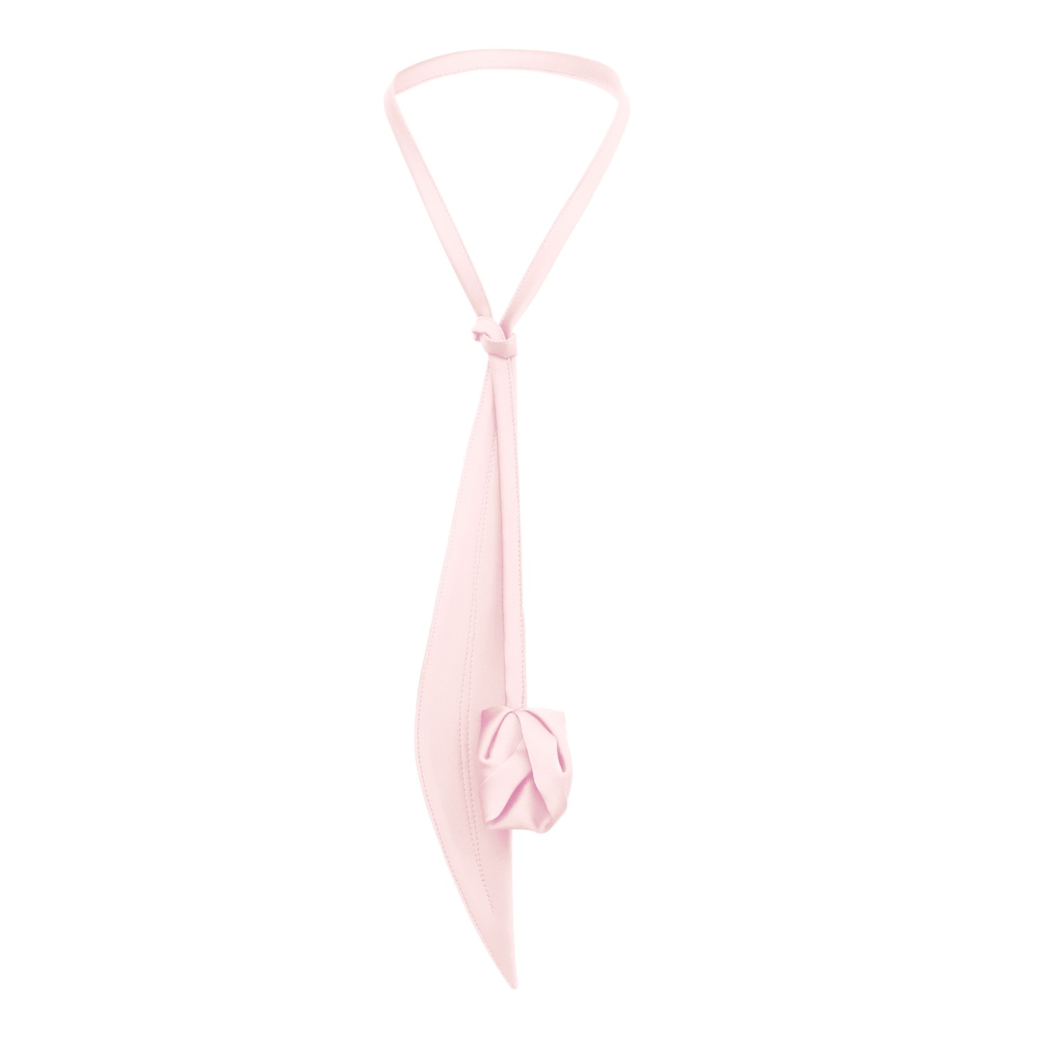 Julia Allert Women's Rose Gold Versatile Transformable Handmade Tie-belt Light Pink In Pink