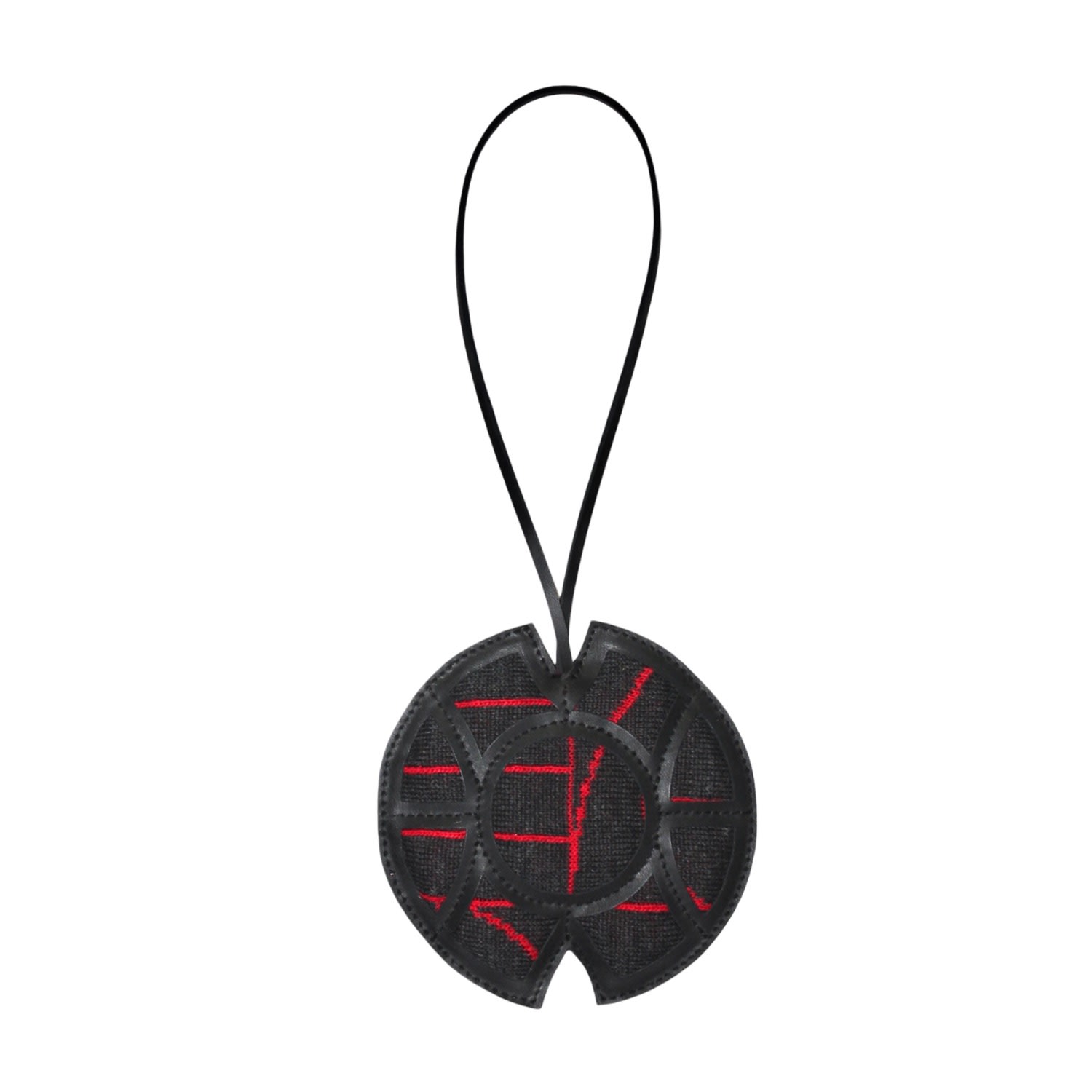 Maria Aristidou Black / Red Play Bag Charm - Black, Red In Black/red