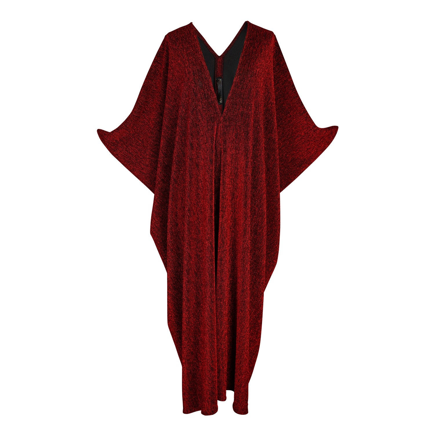 Jennafer Grace Women's Red Seville Caftan Kaftan Dress