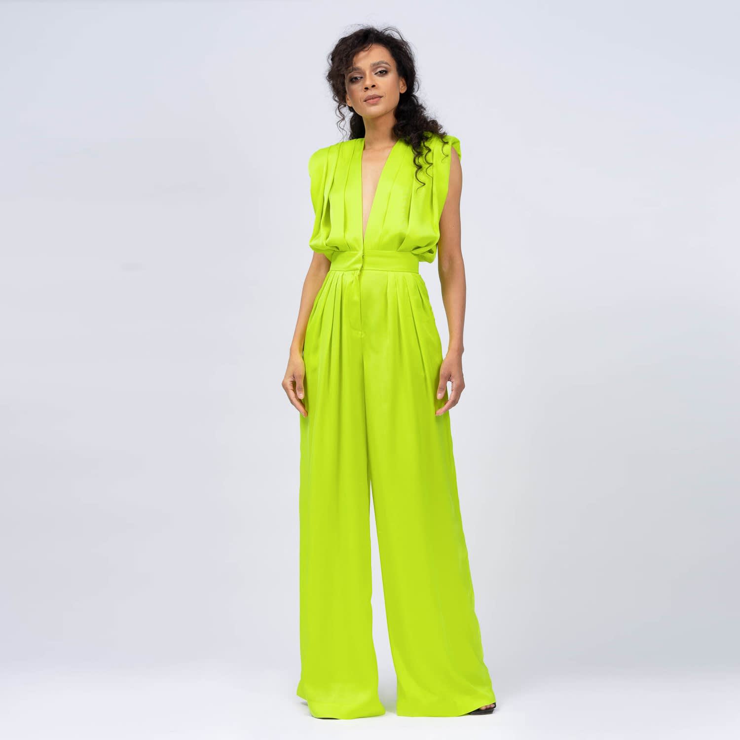 DYNAMITE Jumpsuit - Nyrana- Neon Pink - One Piece