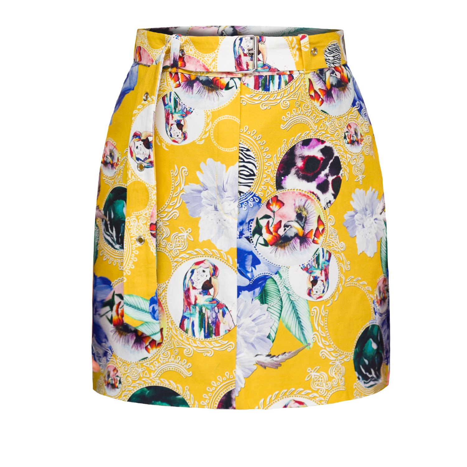 Women’s Yellow / Orange Caroline Skirt - Yellowbird Large Sabina’sderberg