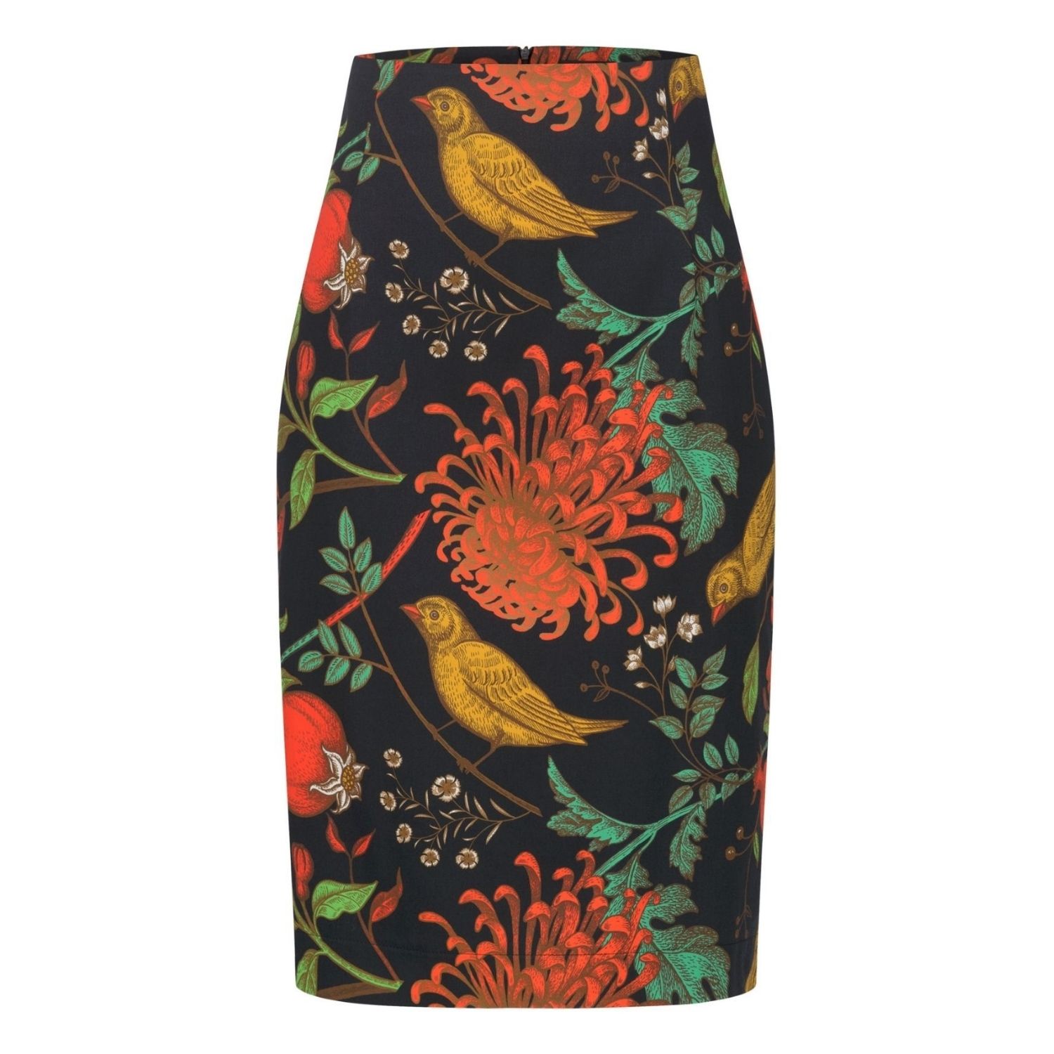 Marianna Déri Women's Pencil Skirt Evening Gold In Yellow