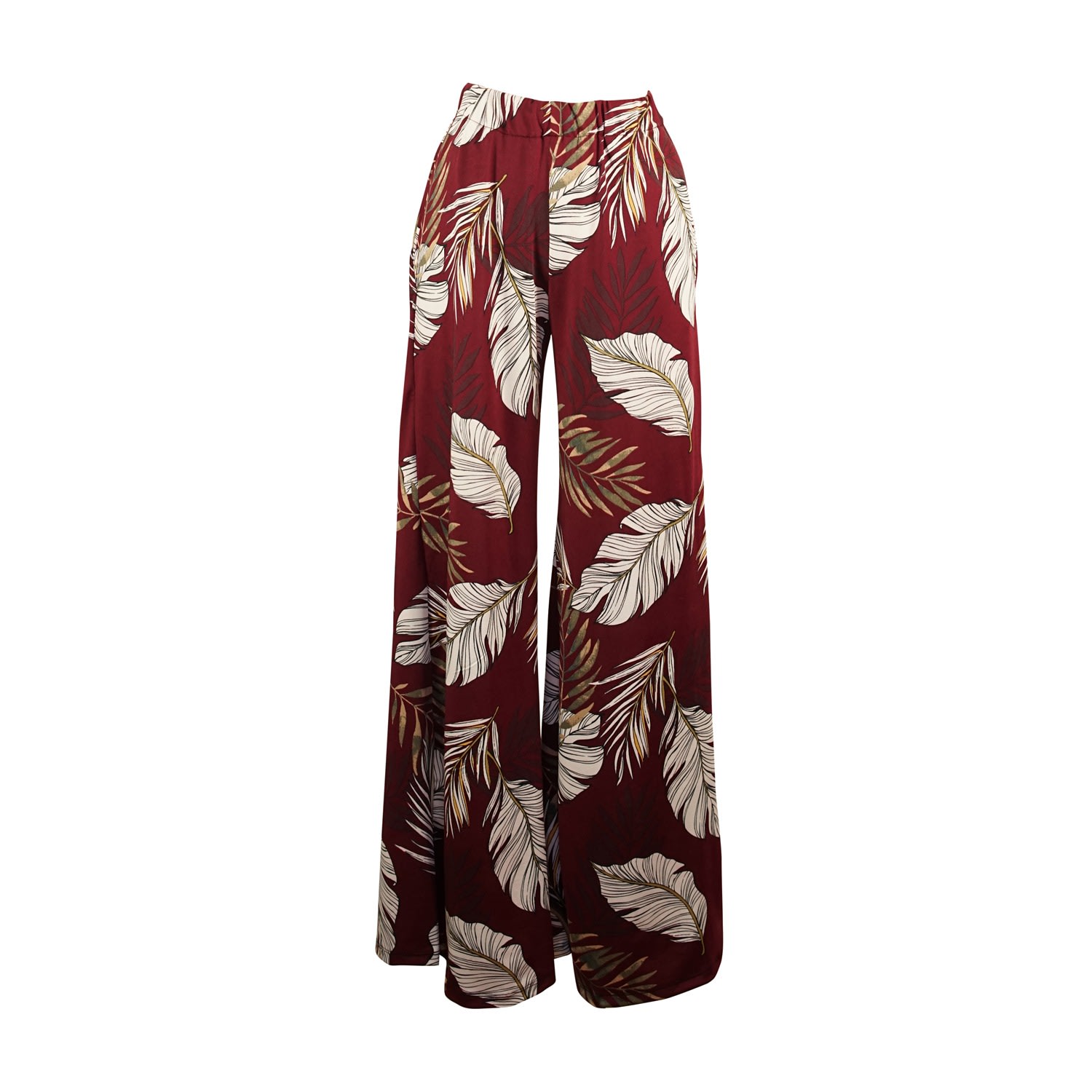 Jennafer Grace Women's Red Antigua Rouge Palazzo Pants In Red