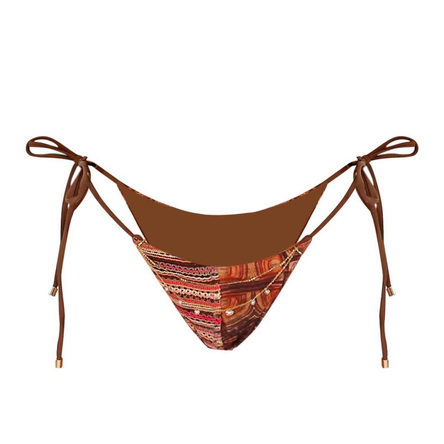 Belletage Swimwear Women's Brown The Laniakea Bikini Bottom In Brown