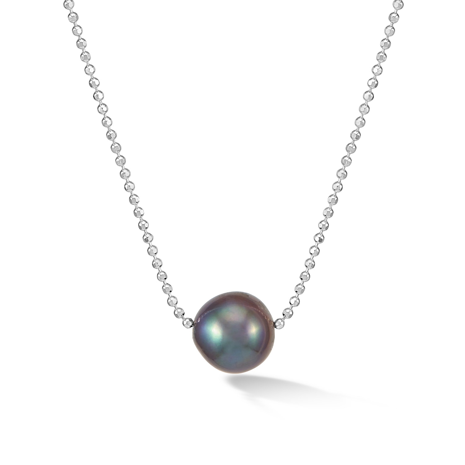 Women’s Silver Timeless Single Peacock Pearl Pendant Dower & Hall