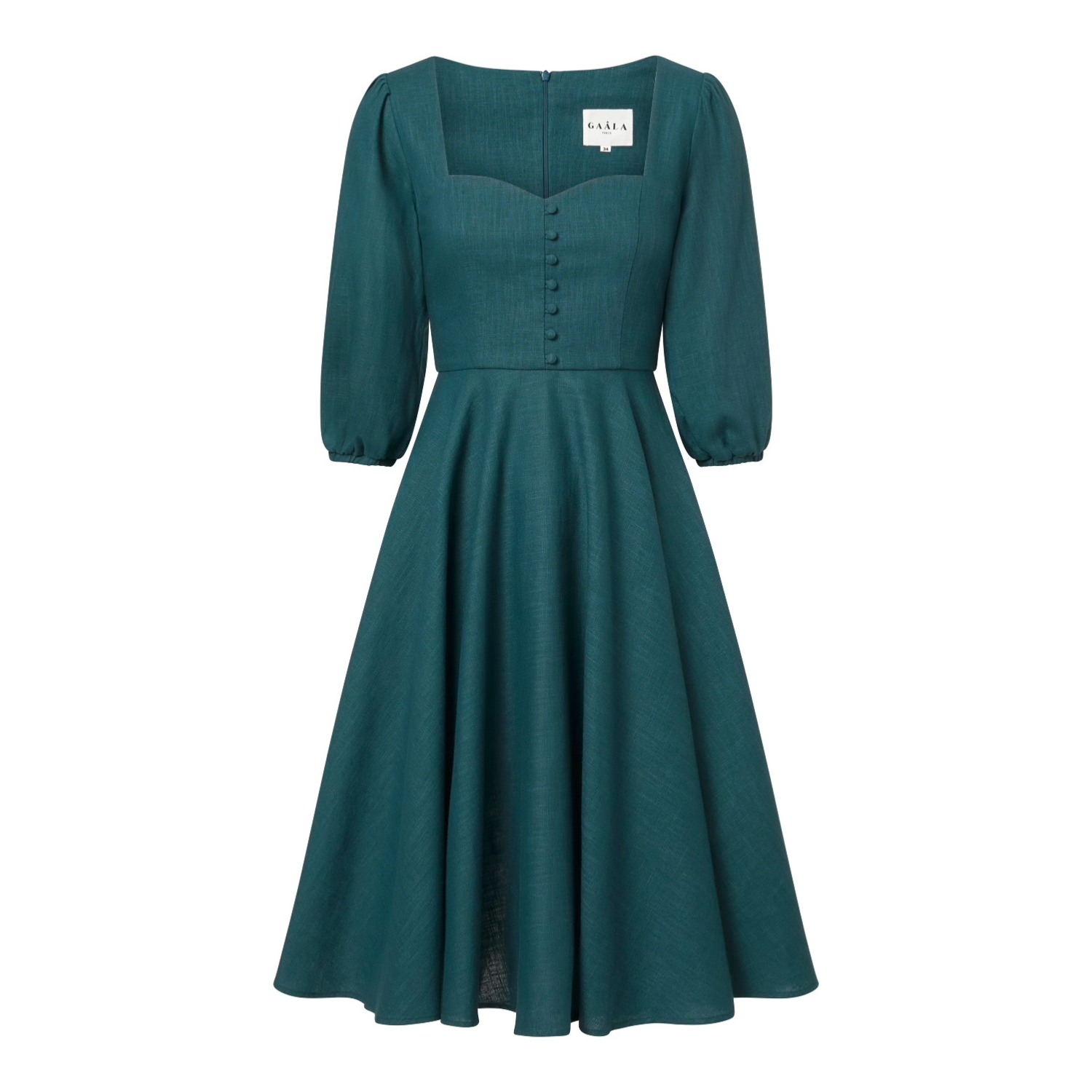 Gaala Women's Green Bardetta Midi Dress In Green