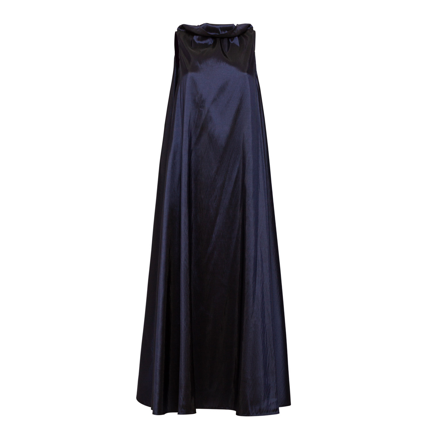 Bianca Popp Women's Bell Dress Long In Midnight Blue Taffeta In Blue