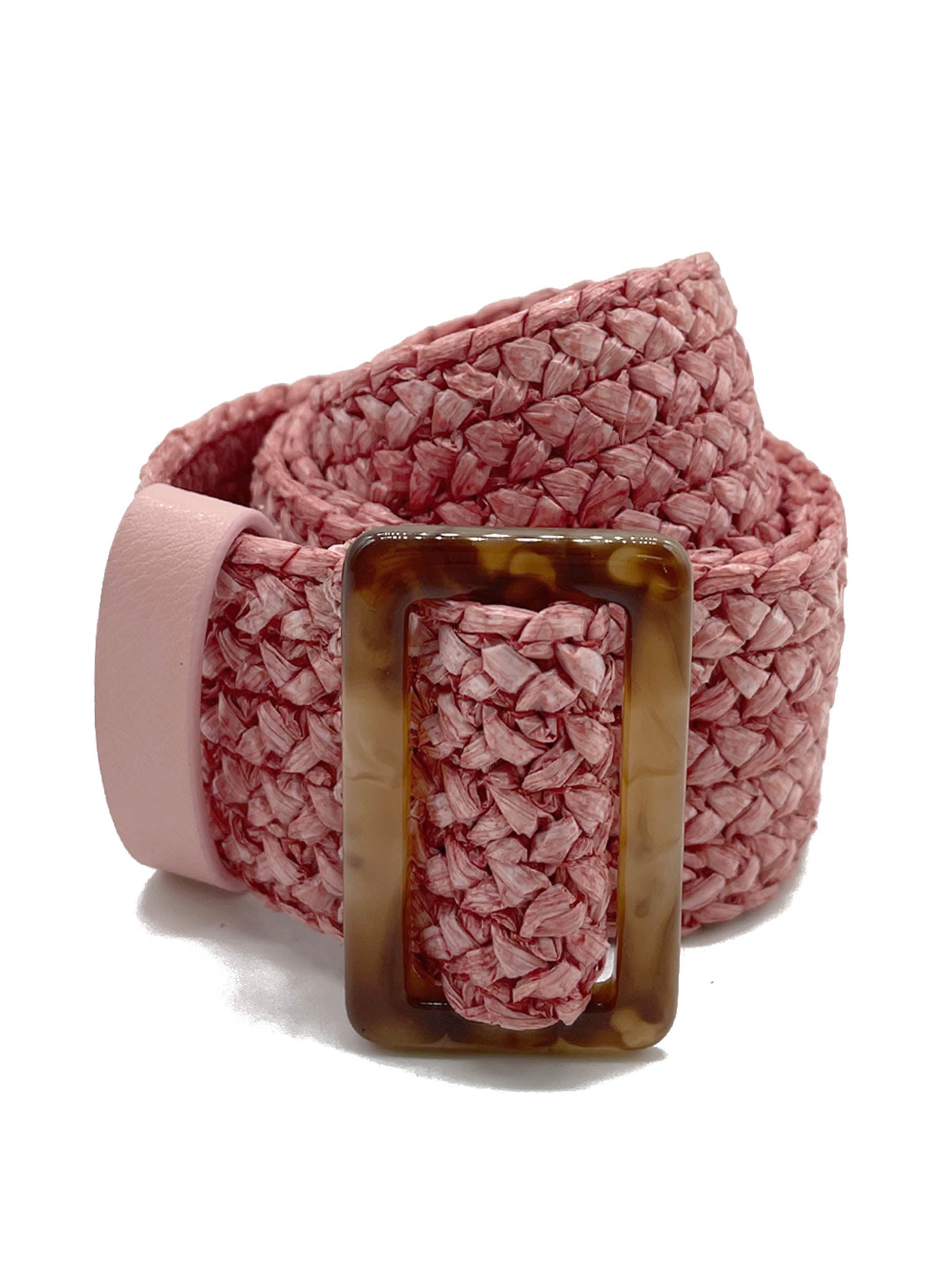 Nooki Design Mimi Woven Belt -pink In Pink/purple