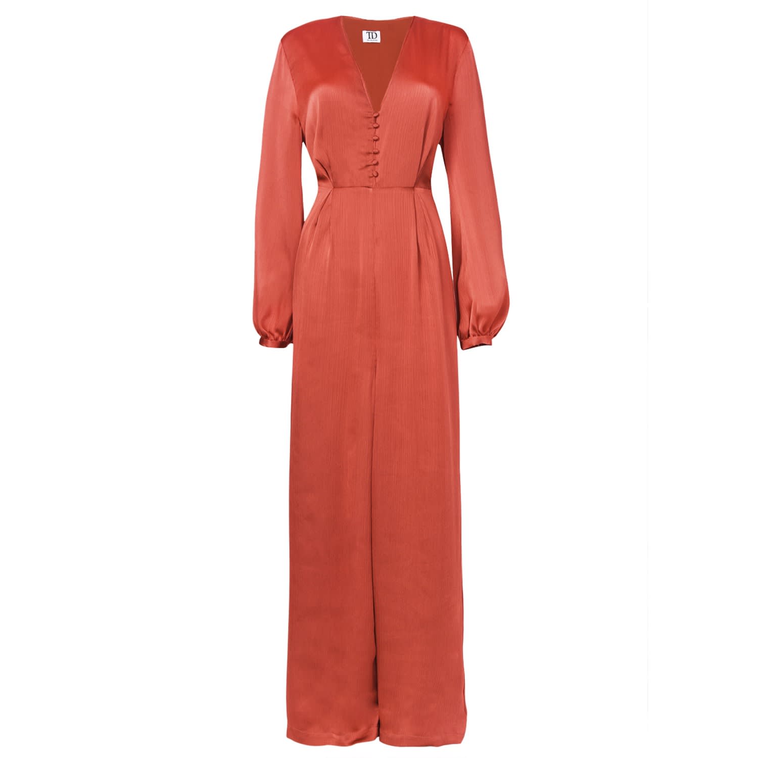 full length wide leg jumpsuit