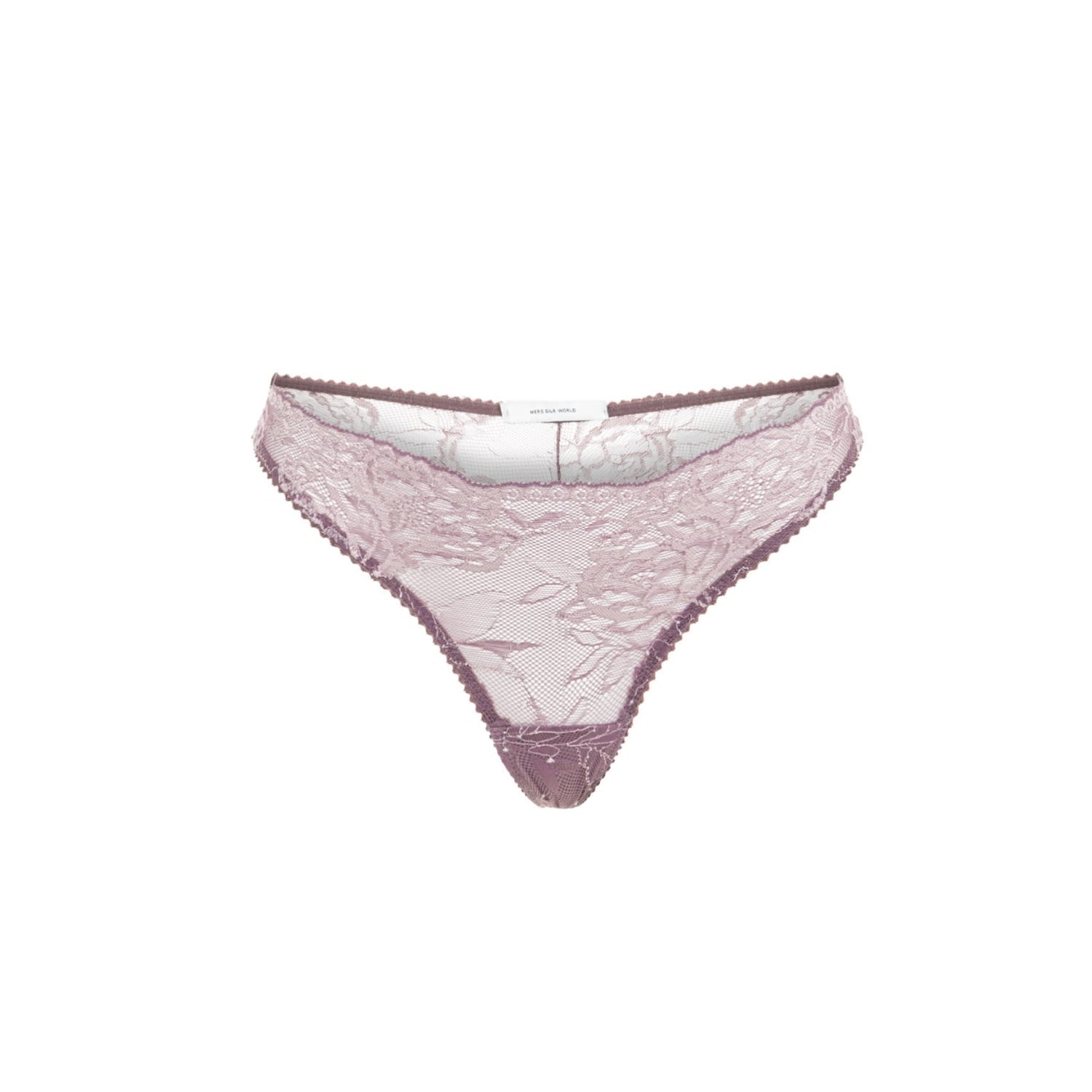 Mers Silk Women's Lilly Pink Lace Briefs