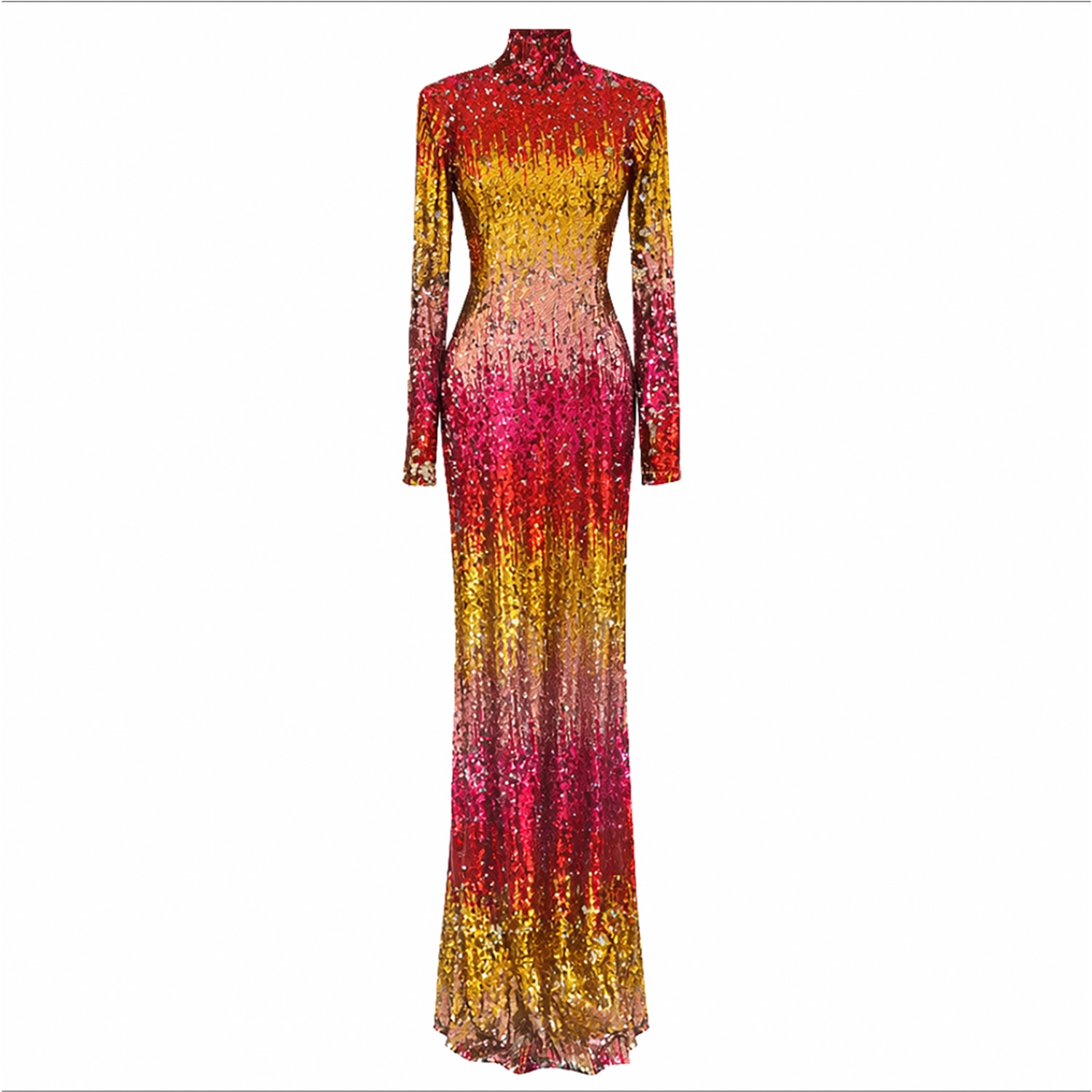 gorgeous long sleeve dresses Long Sleeve Beaded Formal Gown: Mac Duggal 6086 Antique Rose / 2