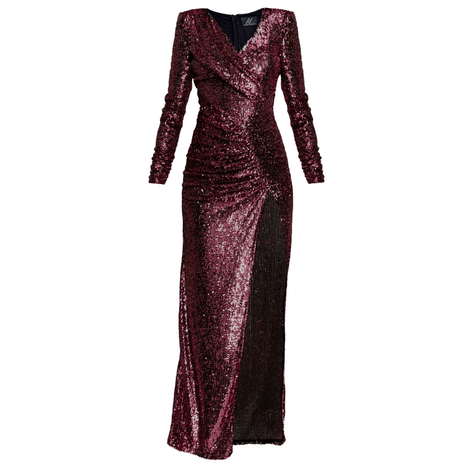 Women’s Red Evening Dress Gloria Burgund Small Angelika Jozefczyk